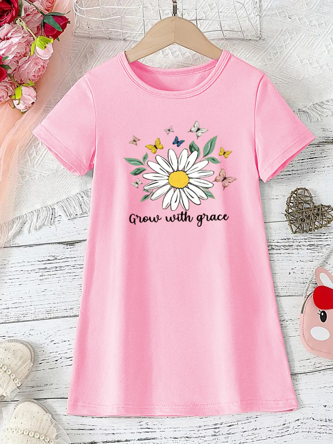 Image of CHIRUK Girls Midi /Knee Length Casual Dress (Multicolor, Sleeveless)