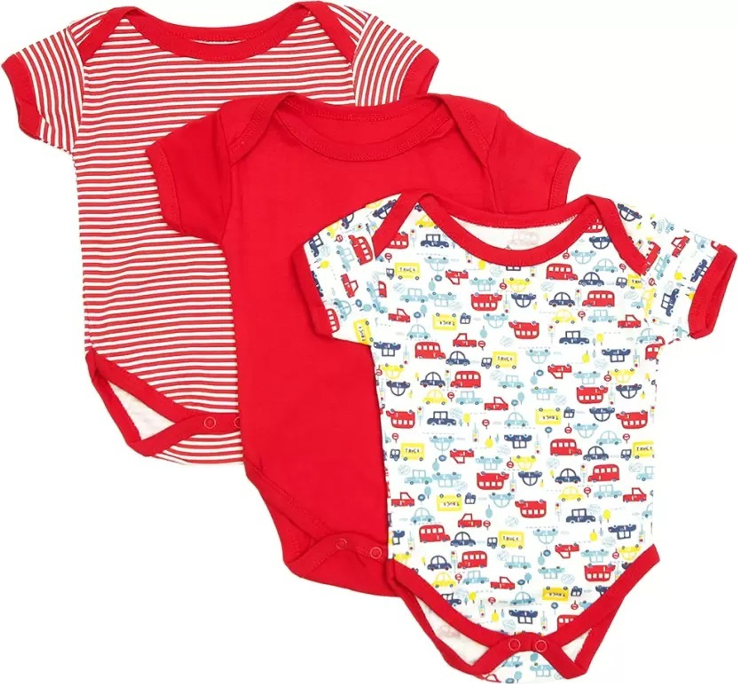 Image of noorclothing Romper For Baby Boys & Baby Girls Casual Printed Cotton Blend (Yellow, Pack of 1)