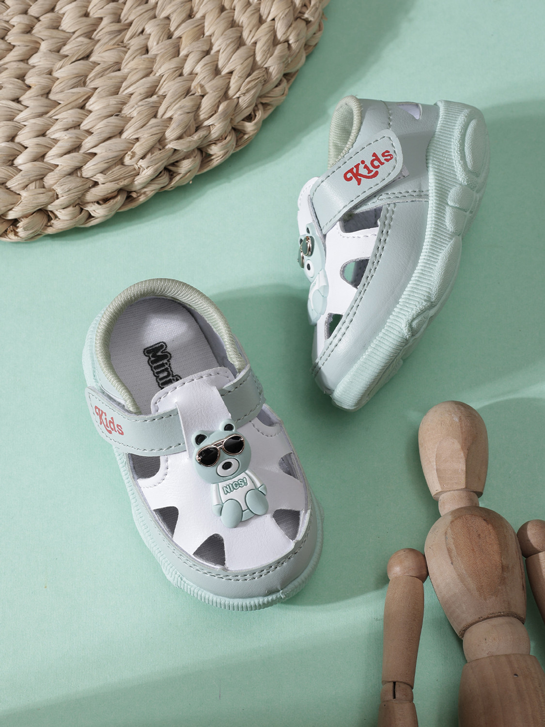 Image of Rizona Goofy Sling Back Clogs For Boys & Girls (Beige , 2.5-3 Years)