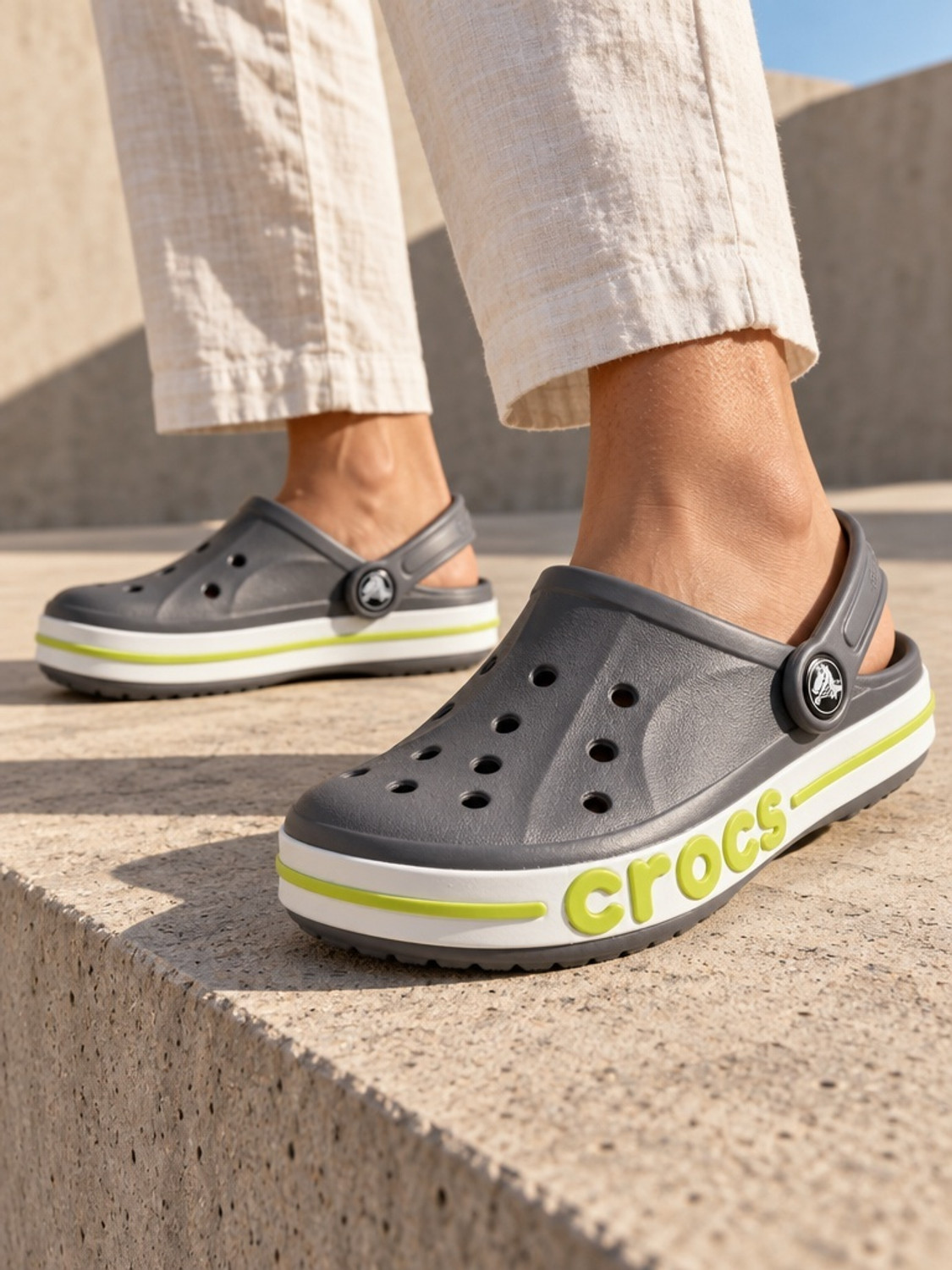 CROCS Boys & Girls Sling Back Clogs - Image 6