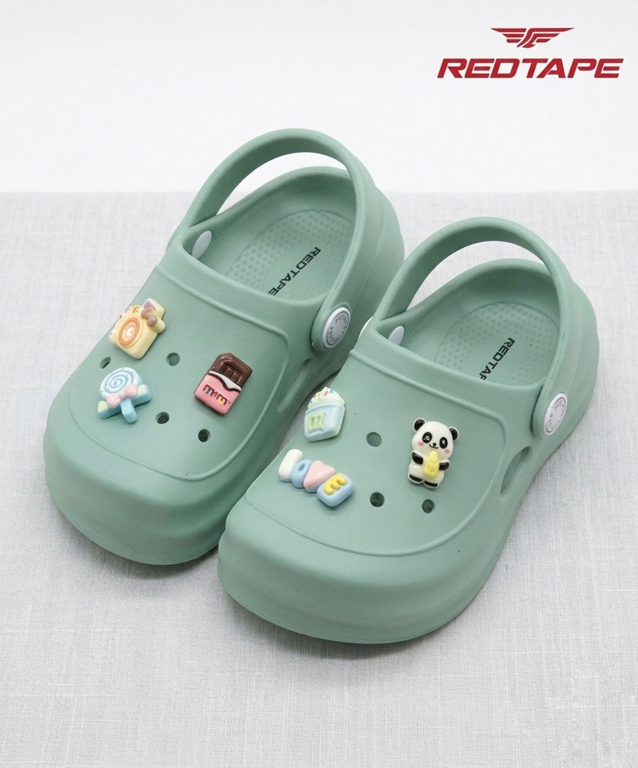 Image of Action Plus Motu Patlu Slip-on Clogs For Boys & Girls (Blue , 6-7 Years)