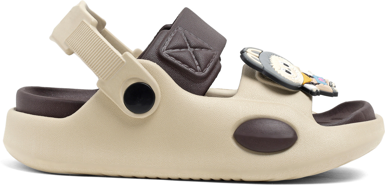 Image of Rizona Goofy Sling Back Clogs For Boys & Girls (Beige , 2.5-3 Years)