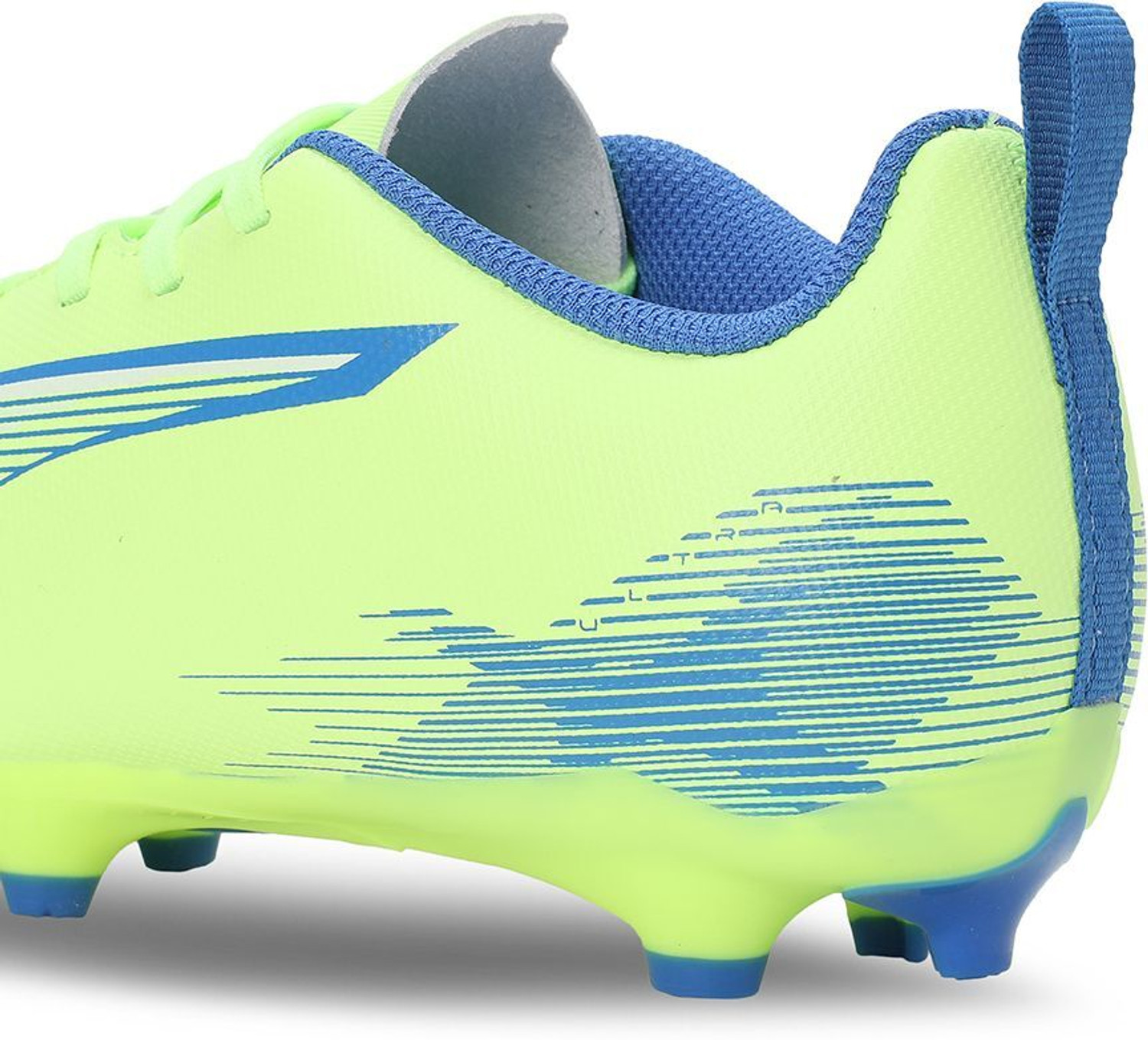 Image of PUMA ULTRA 5 PLAY FG /AG Youth Lace Football Shoes For Boys & Girls (Yellow, 9-10 Years)