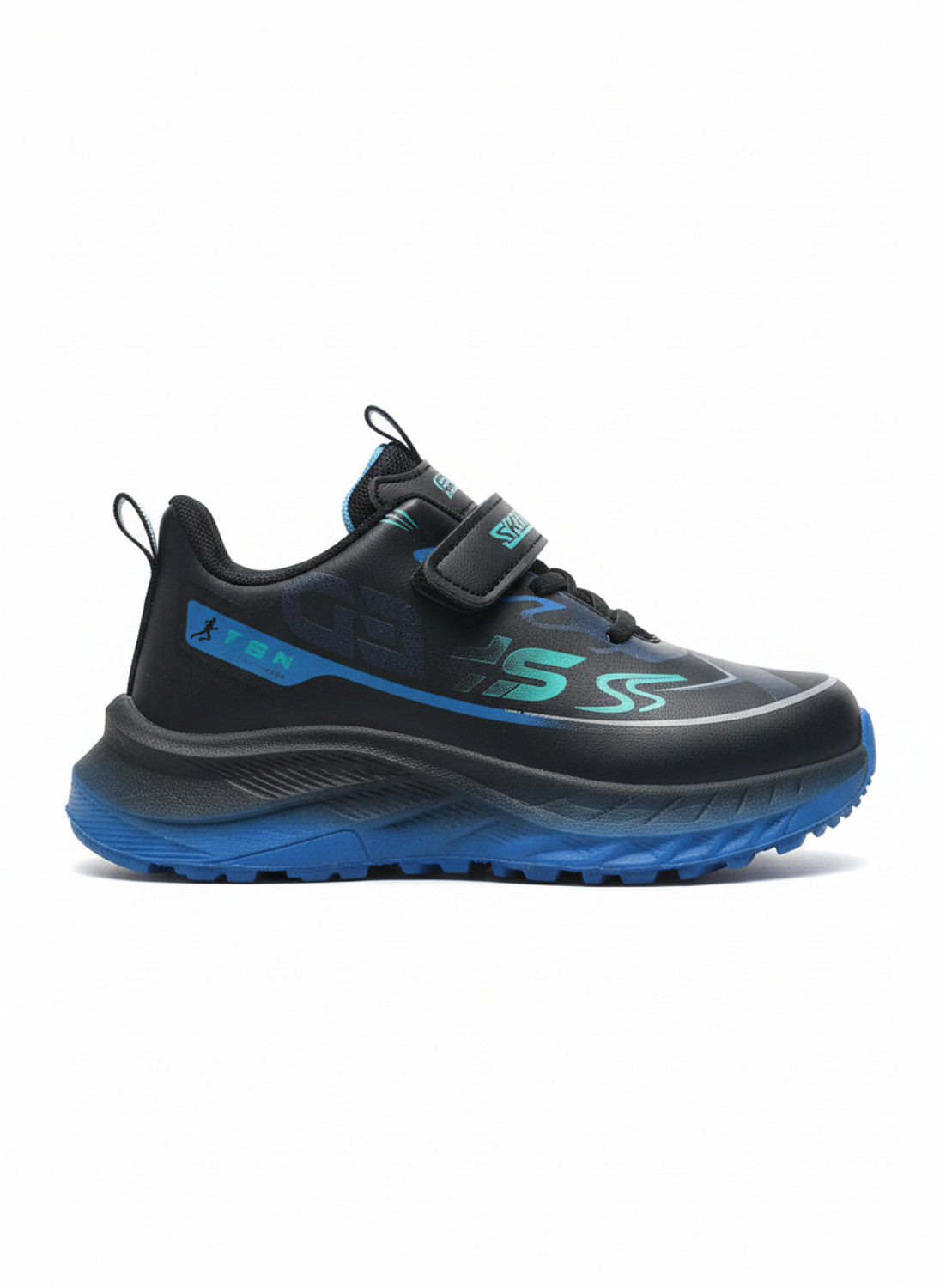 Image of FEETWELL Velcro Sneakers For Boys & Girls (Blue, 5-6 Years)