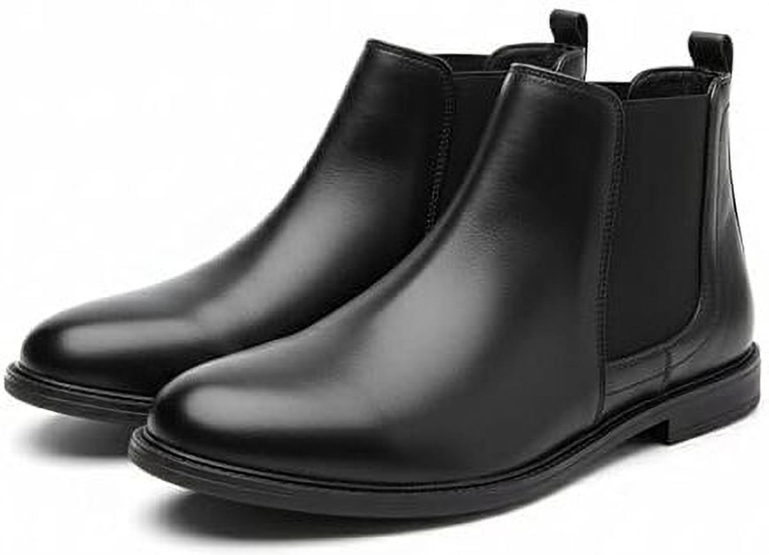 Big Liner Boys Casual Boots Black 10-11 Years - Image 1