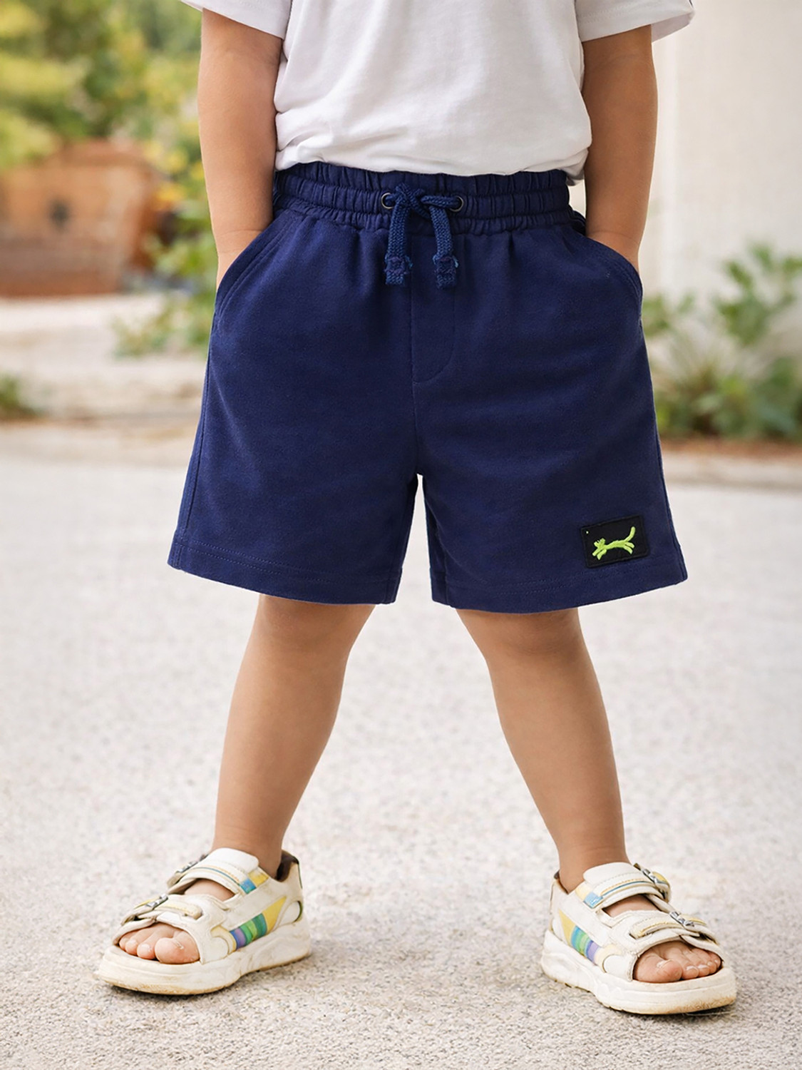 Image of Jisha Short For Boys Casual Solid Polyester (Multicolor, Pack of 3)