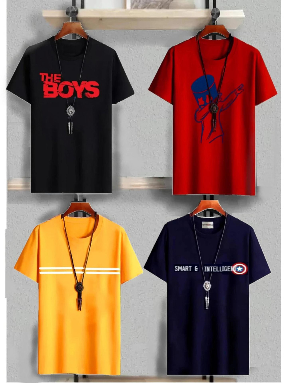 FTC FASHIONS Boys Graphic Print Cotton Blend T Shirt - Image 1