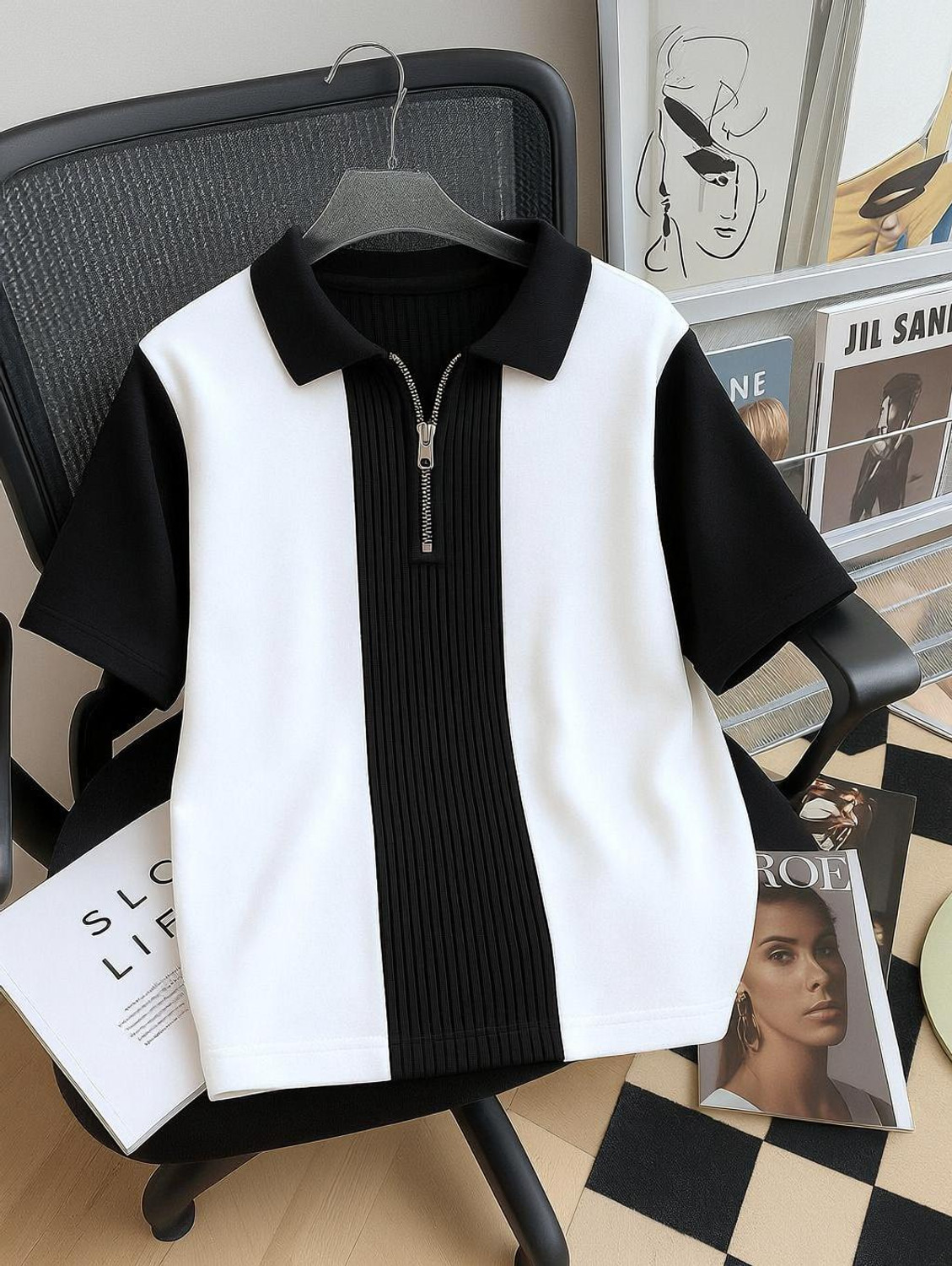 Try Boys Colorblock Cotton T-Shirt Black - Image 3