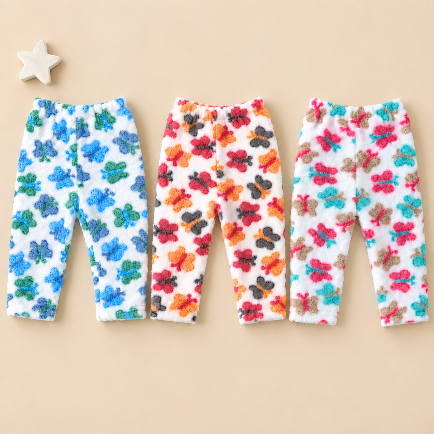 Image of NanoX Track Pant For Baby Boys & Baby Girls (Multicolor, Pack of 3)