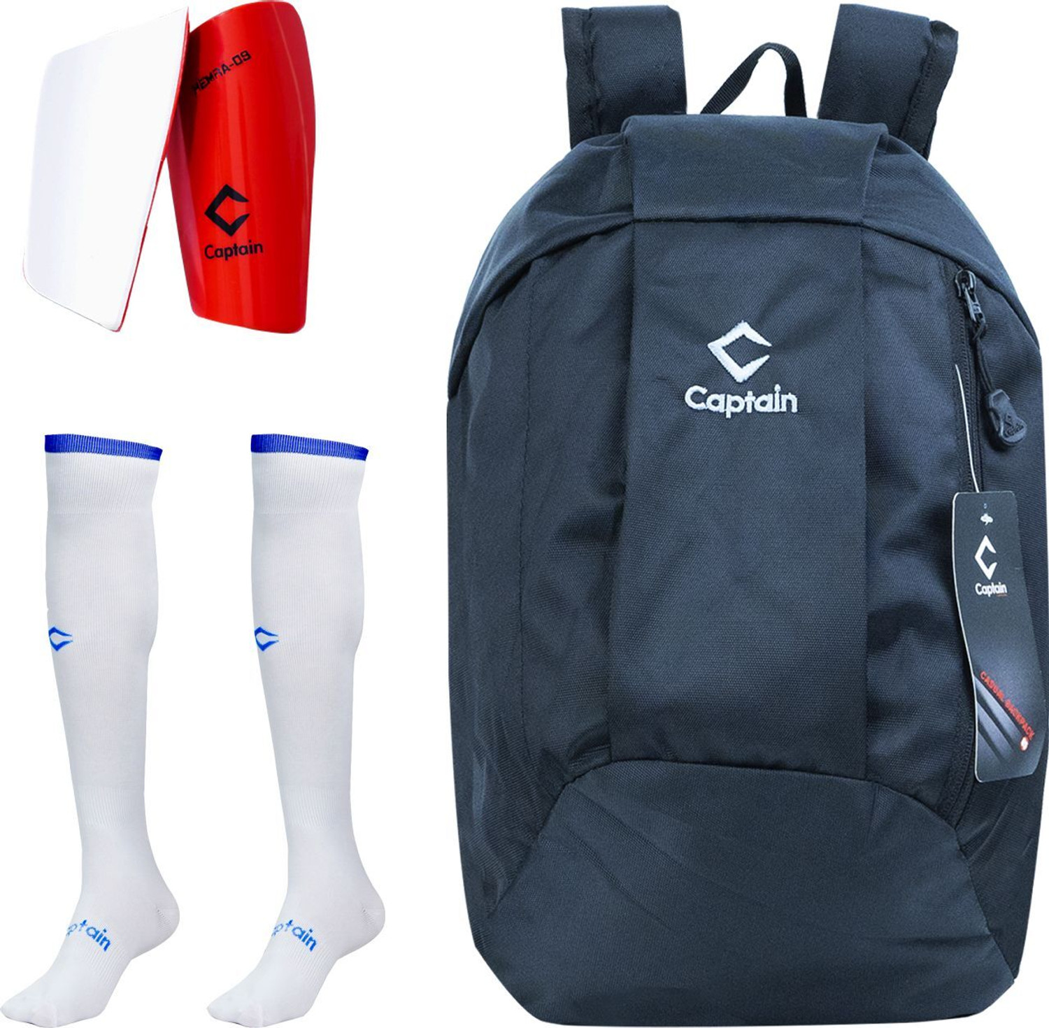 Image of Triangles Sports Hosiery Football Socks Combo with Shin Guard, Leg Sleeve & Shin Guard Supporter Football Kit