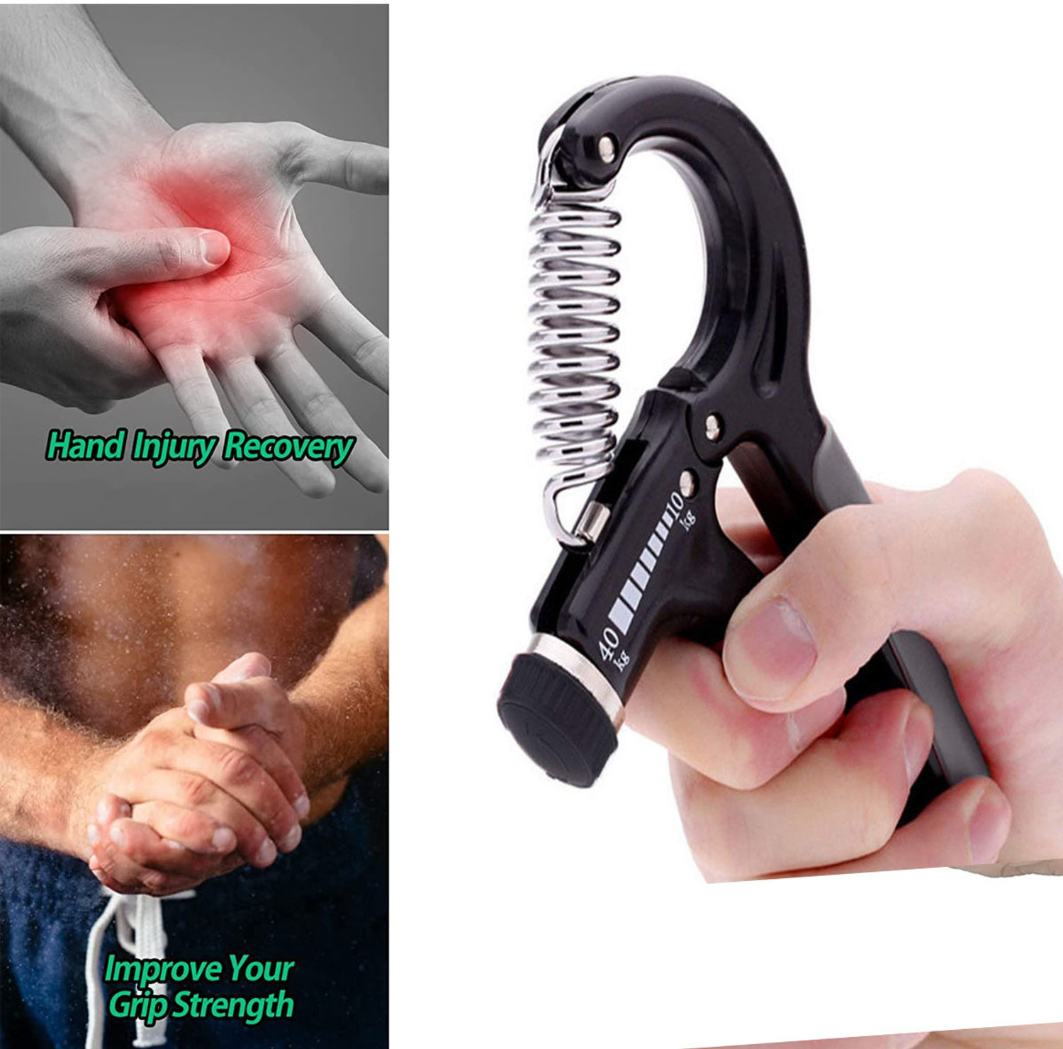 Image of ADSpackers HOT SALE HAND GRIP EXERCISER /STRENGTHENER FOR MEN & WOMEN Gym & Fitness Kit Fitness Accessory Kit Kit