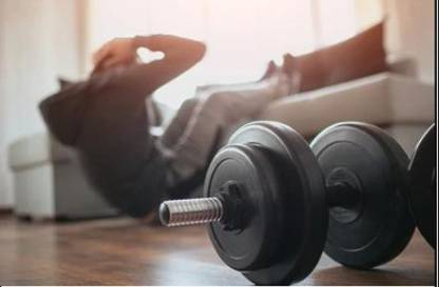 Image of COGNANT 3 kg FITNESS 40kg PVC Dumbbell Set + FITNESS ACCESSORIES - BEST HOME EXERCISE SET Home Gym Combo