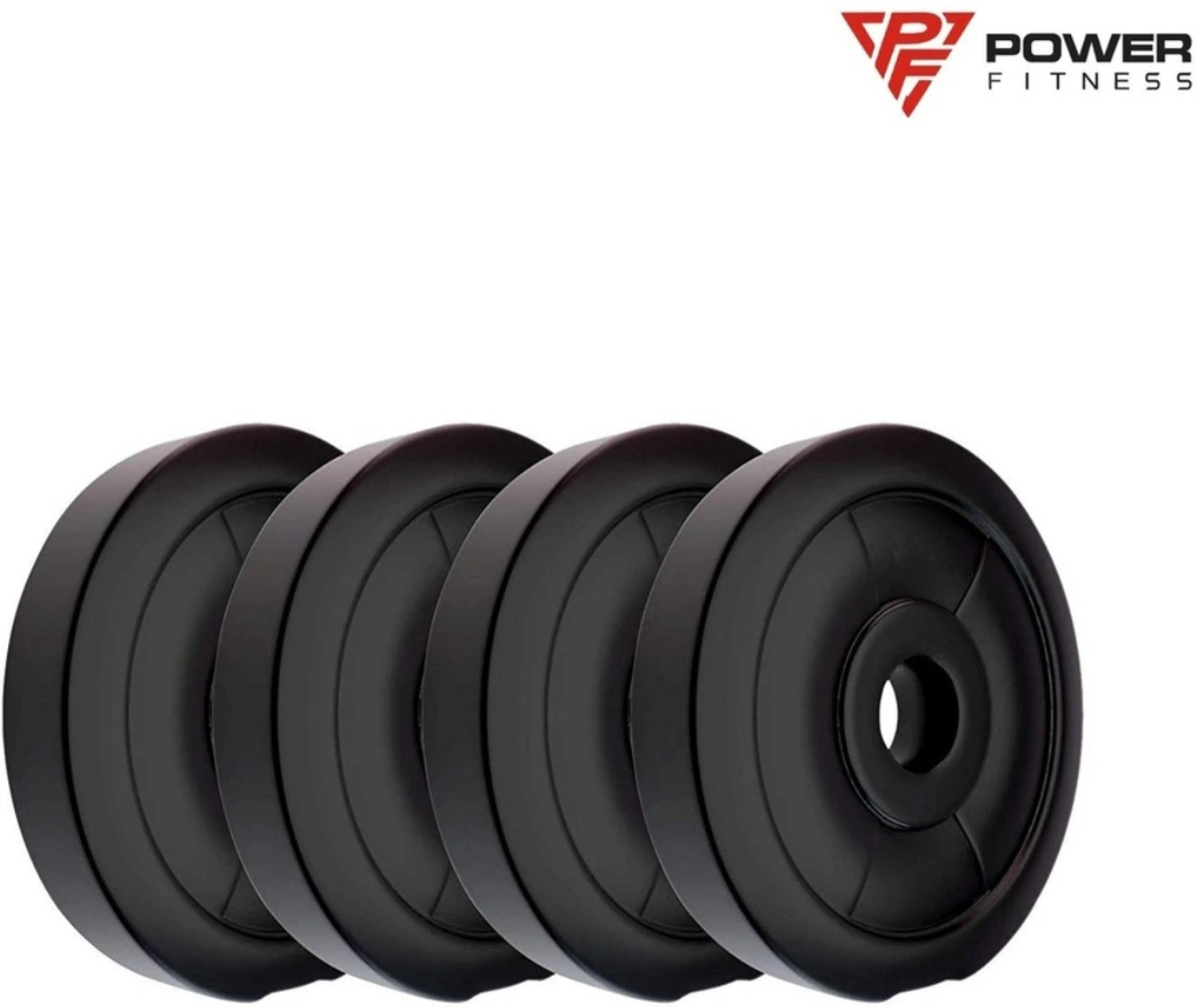 Image of POWER FITNESS 20Kg PVC Dumbbell KIT with dumble rods GYM & FITNESS KIT Fitness Accessory Kit Kit