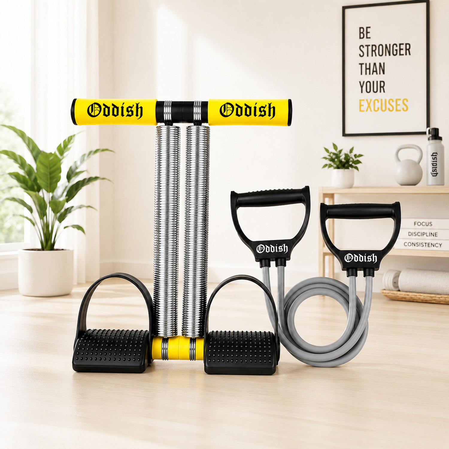 Image of Oddish Push Up Board System, 15 in 1 AND HAND GRIP AND FINGER GRIPPER COMBO PACK Fitness Accessory Kit Kit