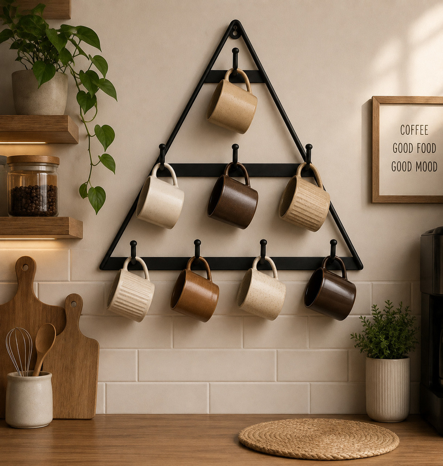 Image of A to Z Hub Containers Kitchen Rack 3 Tier 3 Self Microwave & OTG Stand,Kitchen Oven Stand,Kitchen Items,Oven Rack Iron