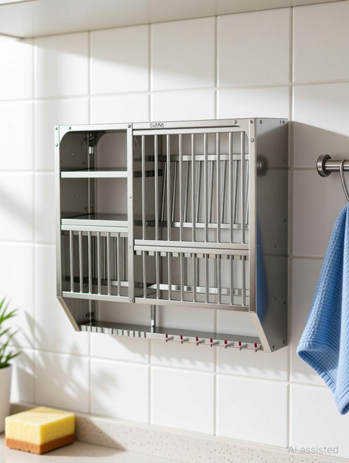 Image of Bhakti Utensil Kitchen Rack Bhakti 38*30 Regular Steel