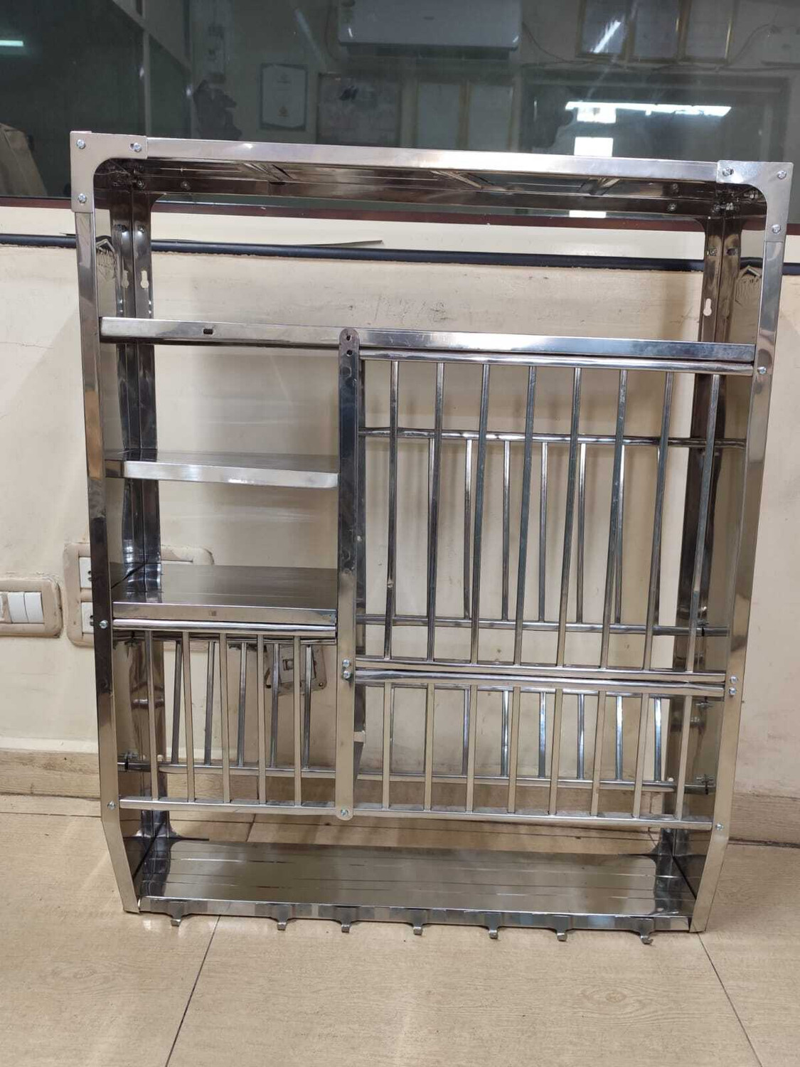 Image of Bhakti Utensil Kitchen Rack Bhakti 38*30 Regular Steel