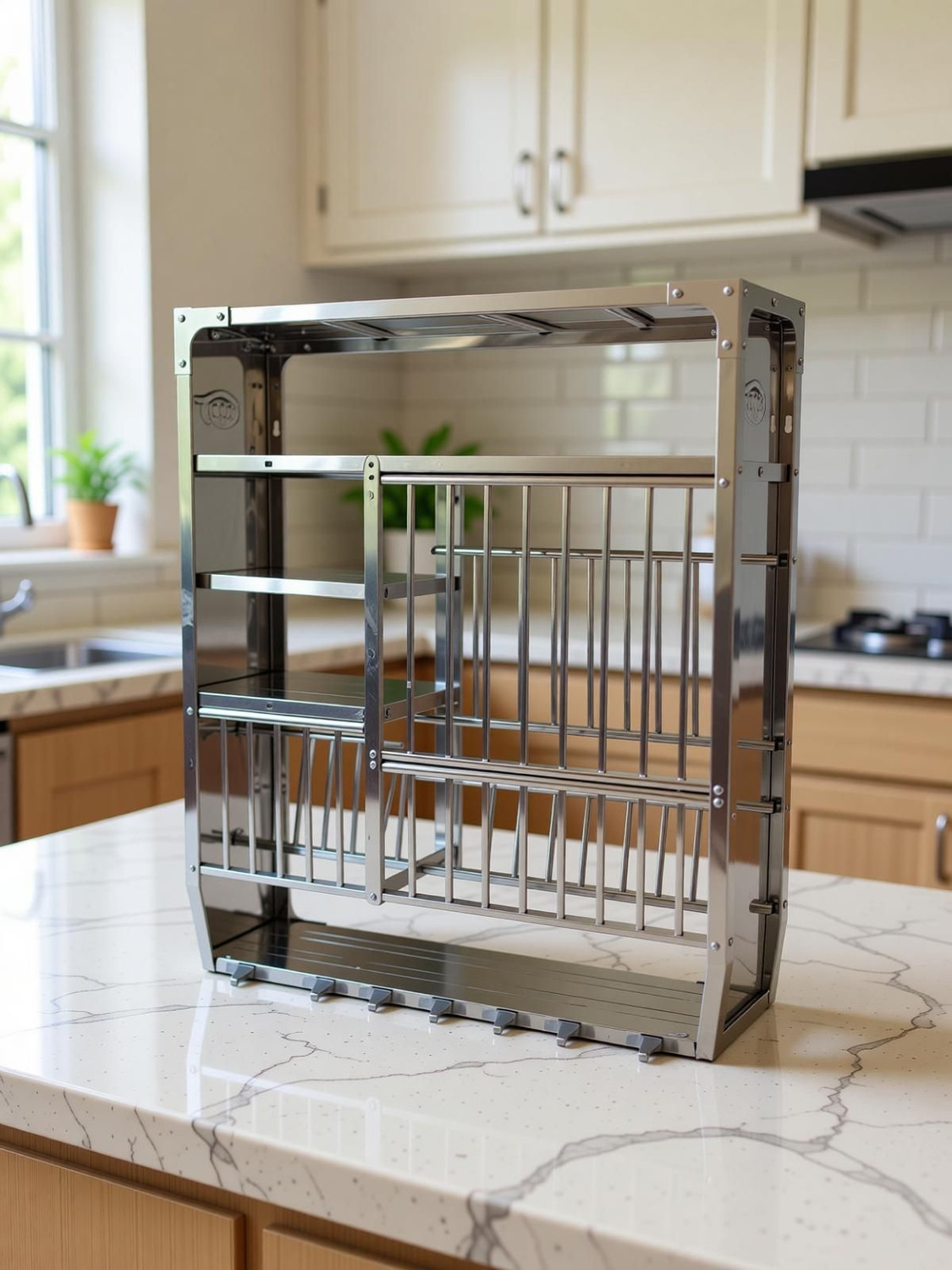 Image of Bhakti Utensil Kitchen Rack Bhakti 38*30 Regular Steel