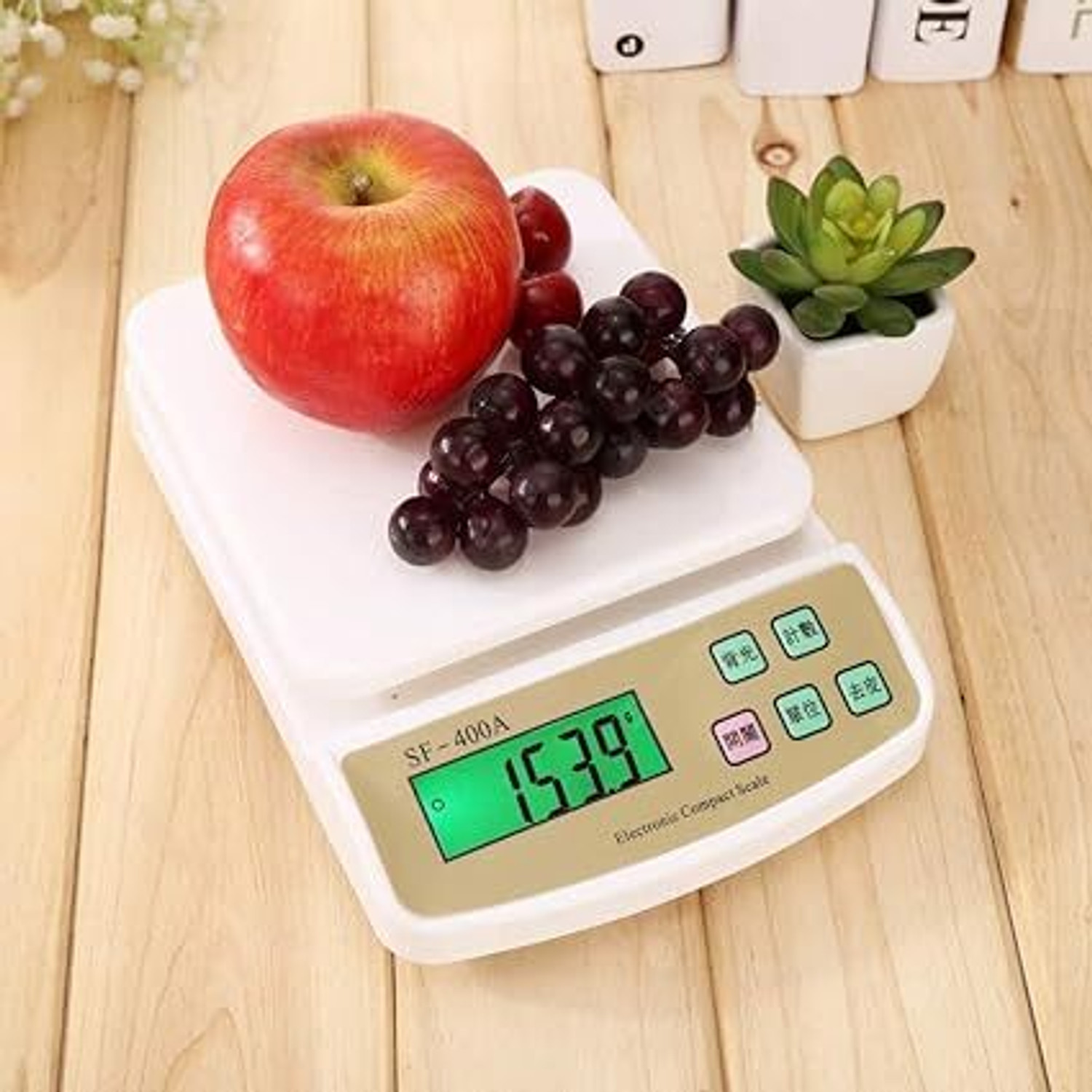 Image of BEBLOOM 10Kg Electronic Food Weight Machine Computer Weighing Machine for Home Digital Kitchen Timer