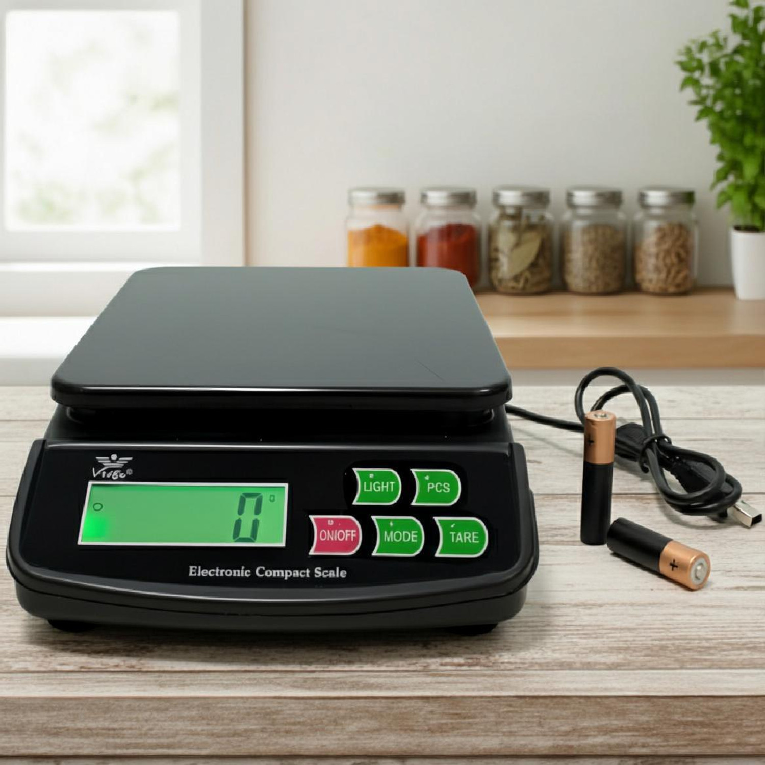 Image of Tarrow 10Kg High Precision, Fast Response Sensor, Kitchen Weight Machine With Warranty Balance Scale (Scale)