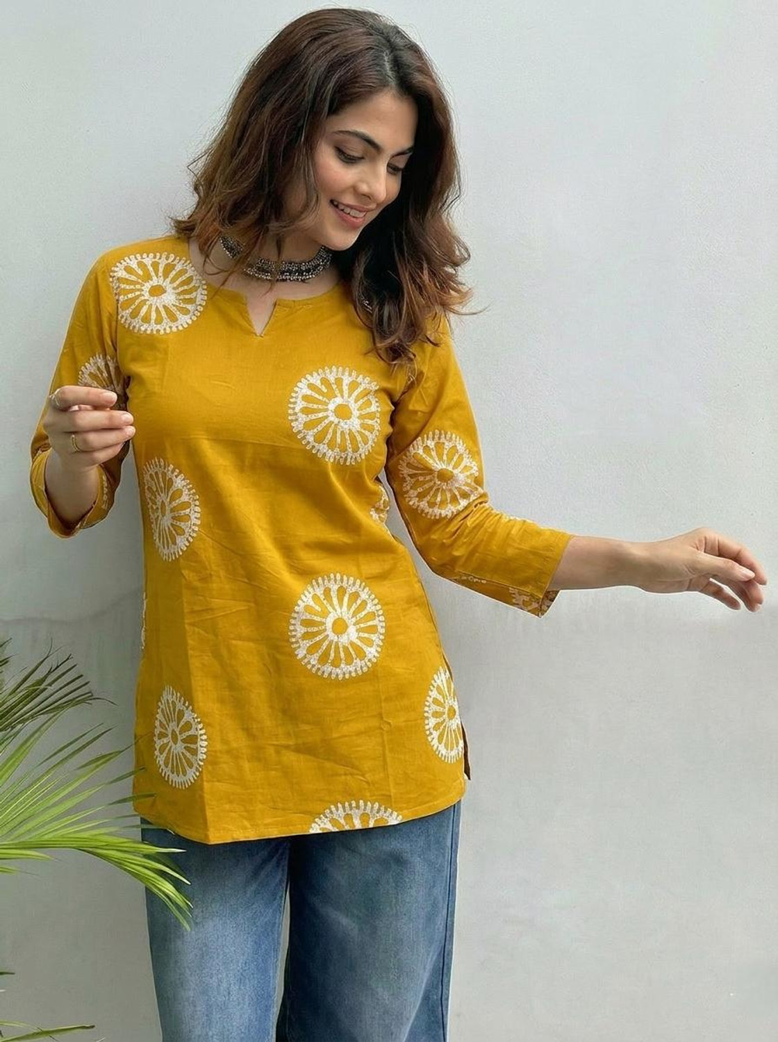 Image of Mialo fashion Floral Print Viscose Rayon Flared Kurta for Women (Grey)
