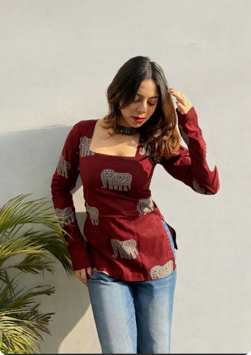 Image of Lelacreation Printed Viscose Rayon Straight Kurta for Women (Multicolor)