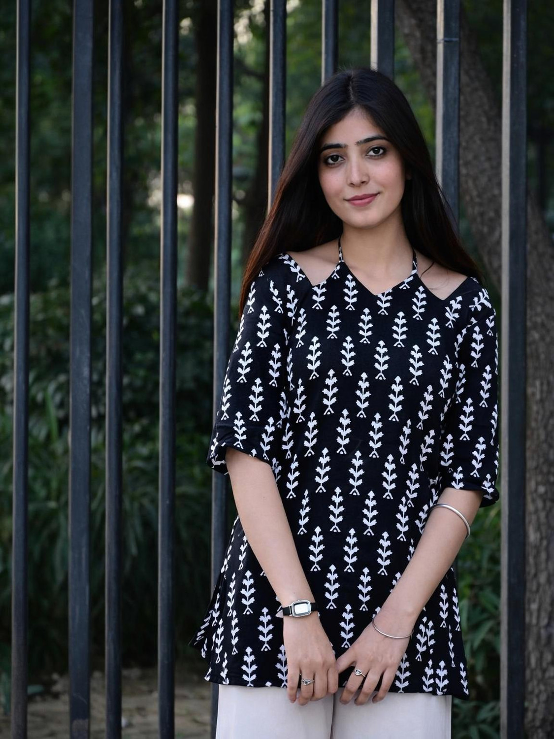 Image of Lelacreation Printed Viscose Rayon Straight Kurta for Women (Multicolor)