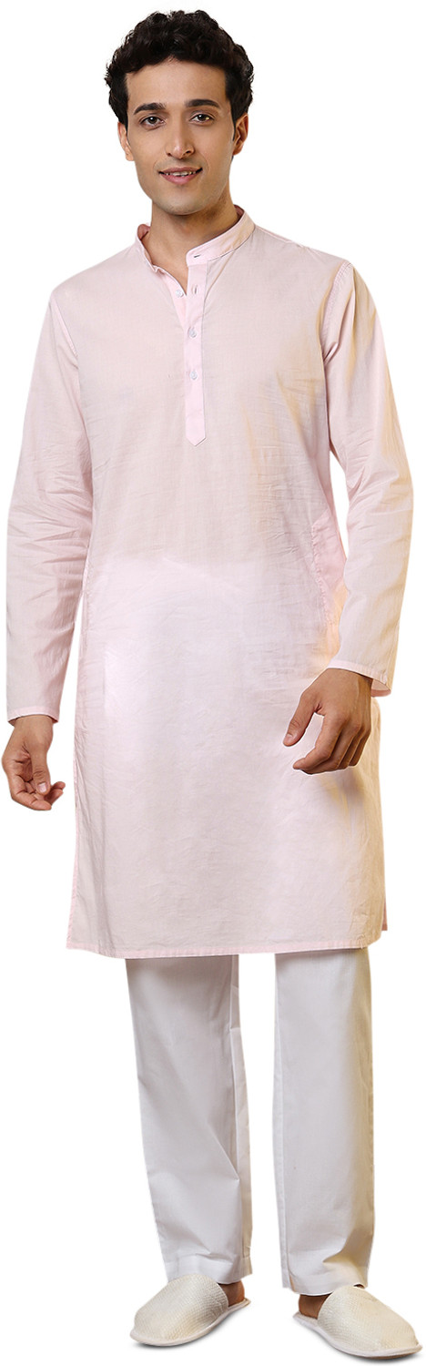 SLEEPZ BY RAYMOND Men Solid Straight Kurta