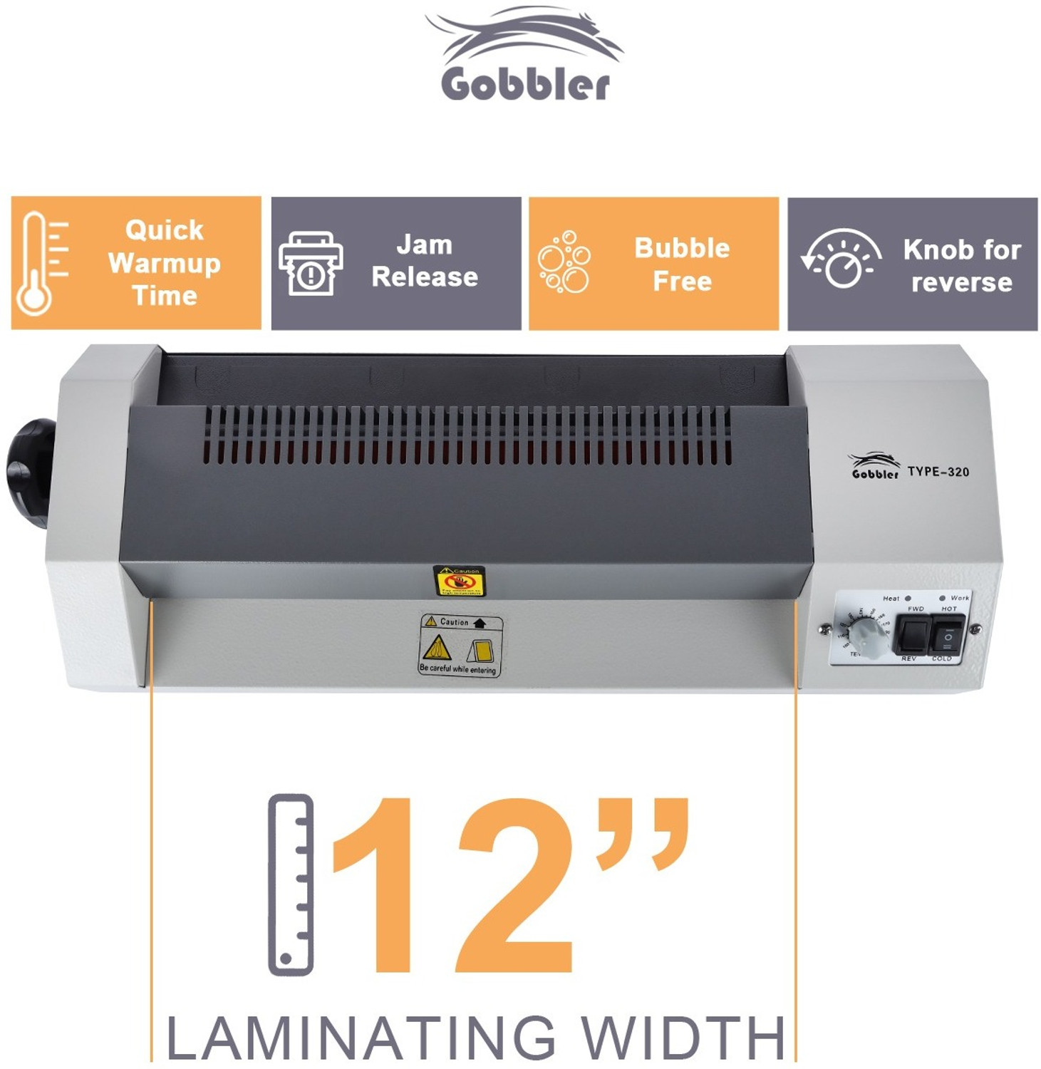 Image of GOBBLER Laminator Type320 All-in-One A3 Professional Laminating Metal Machine Hot & Cold 13 inch Lamination Machine