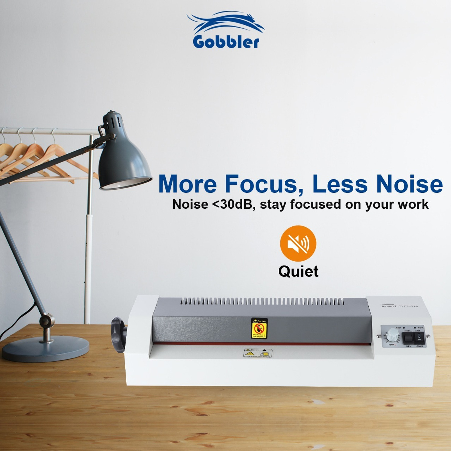 Image of GOBBLER Laminator Type320 All-in-One A3 Professional Laminating Metal Machine Hot & Cold 13 inch Lamination Machine
