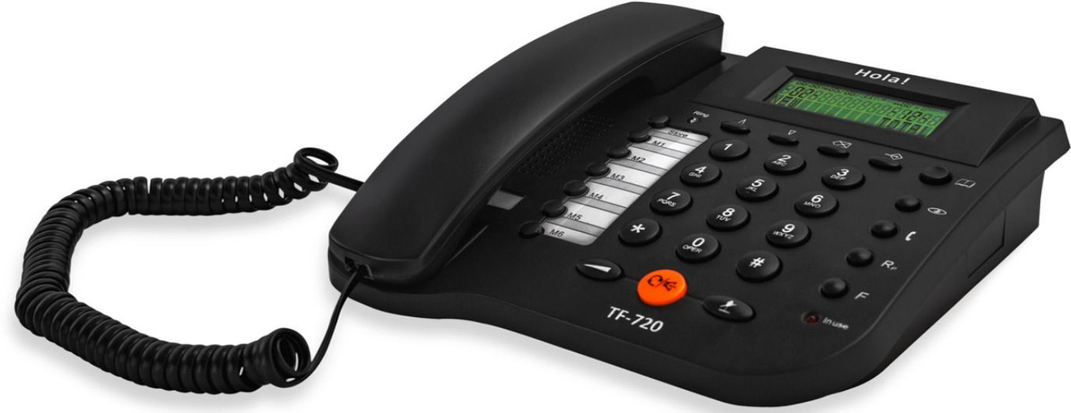 Image of GOLENS Wireless Intercom for Home, Office, Hotel, 300m Long Range, 1200mAh Battery IC02 Cordless Landline Phone with Answering Machine (Black)