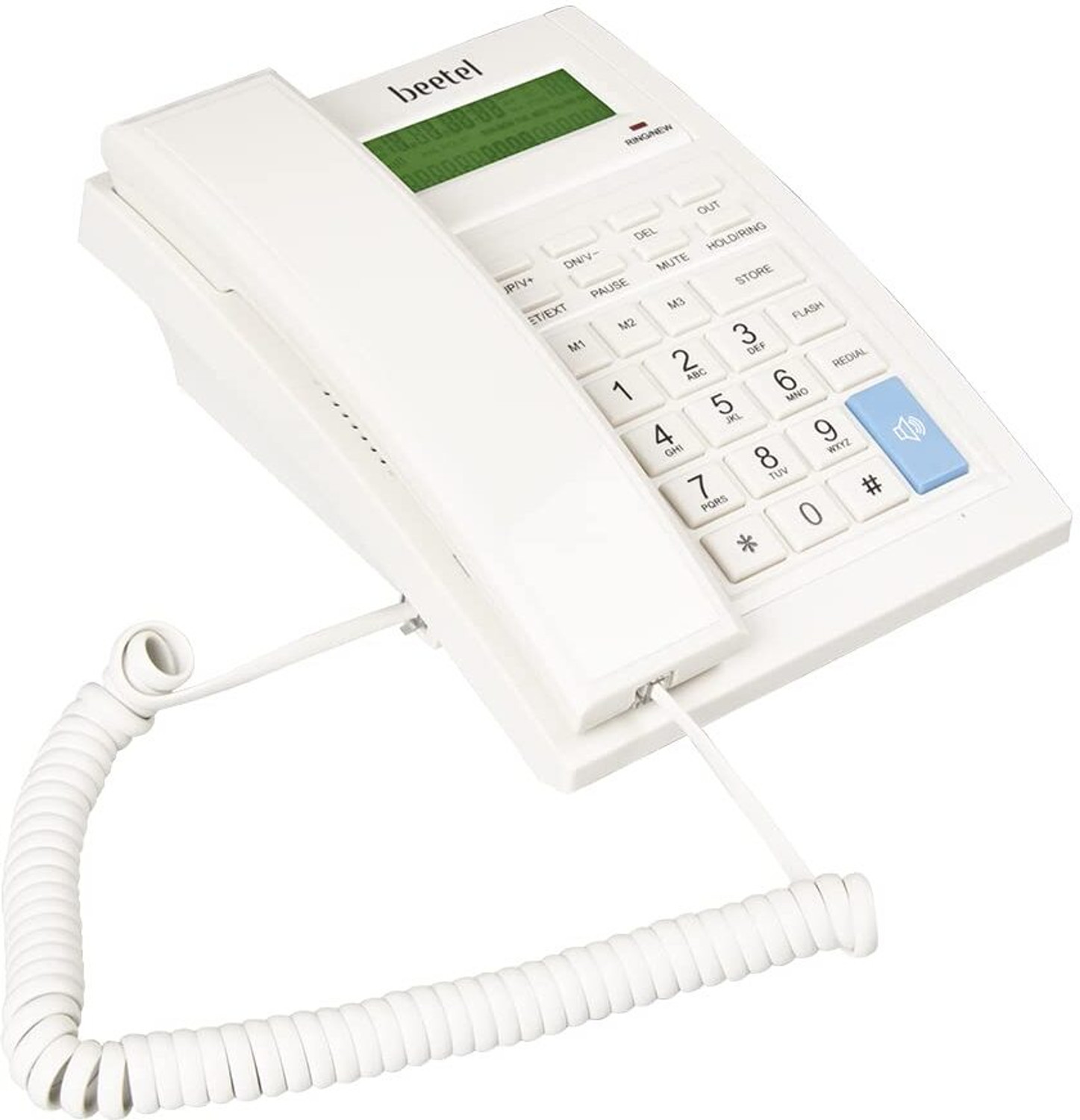 Image of GOLENS Wireless Intercom for Home, Office, Hotel, 300m Long Range, 1200mAh Battery IC02 Cordless Landline Phone with Answering Machine (Black)