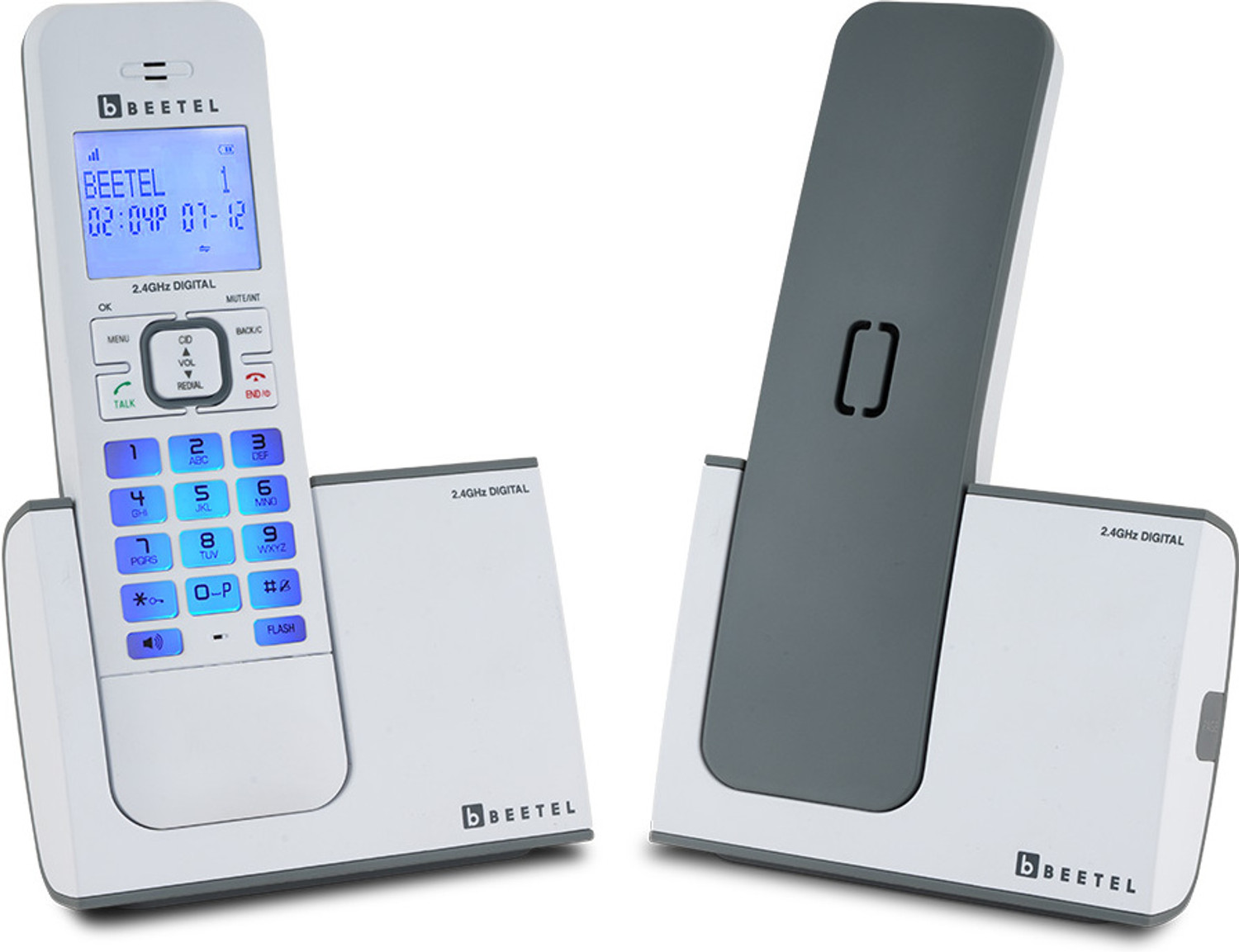 Image of Excalibur EX-CALIBUR SYSTEMS - HOTLINE 2 LINE INTERCOM SYSTEM Corded & Cordless Landline Phone (IVORY)