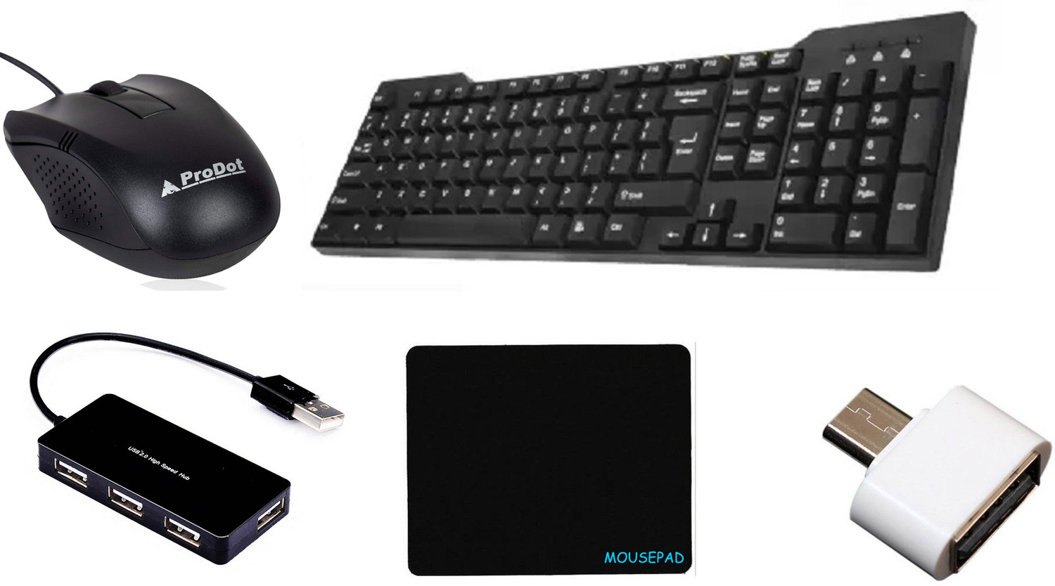 PRODOT 5 in 1 Combo Set Black - Image 1