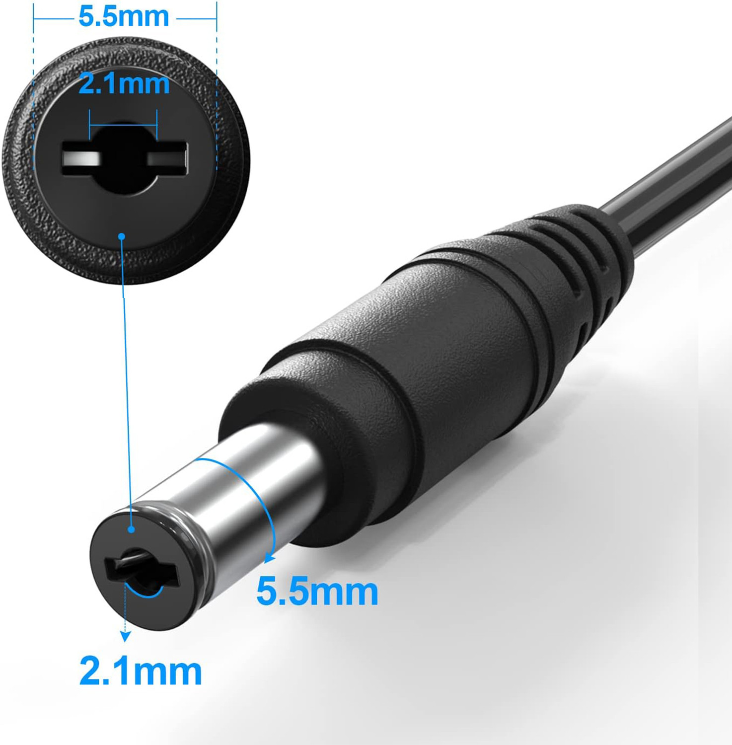 Image of ELOVE 12V 2AMP DC Power Adapter, SMPS for LCD Monitor, TV, LED Strip, CCTV Camera 12 W Adapter (Power Cord Included)