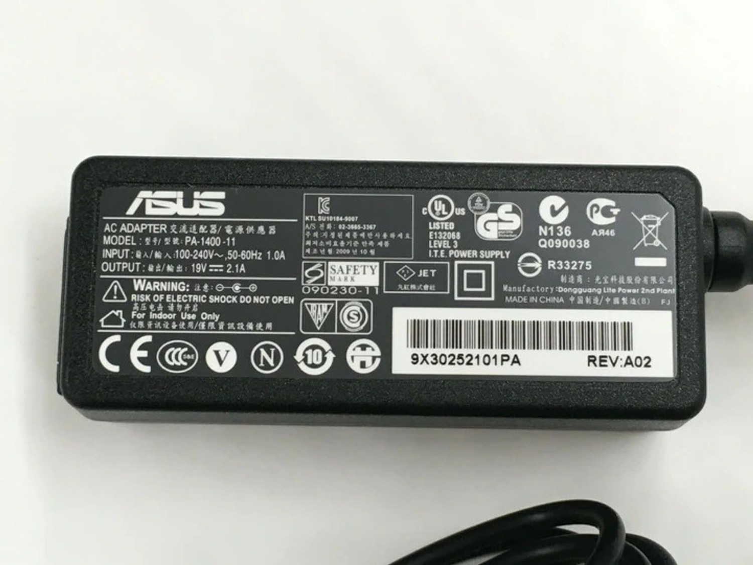 Image of ASUS 19V 2.37A Power Adapter AD883020, AD883220 AC-AS-ADP-45BW 5.5*2.5 Pin 45 W Adapter