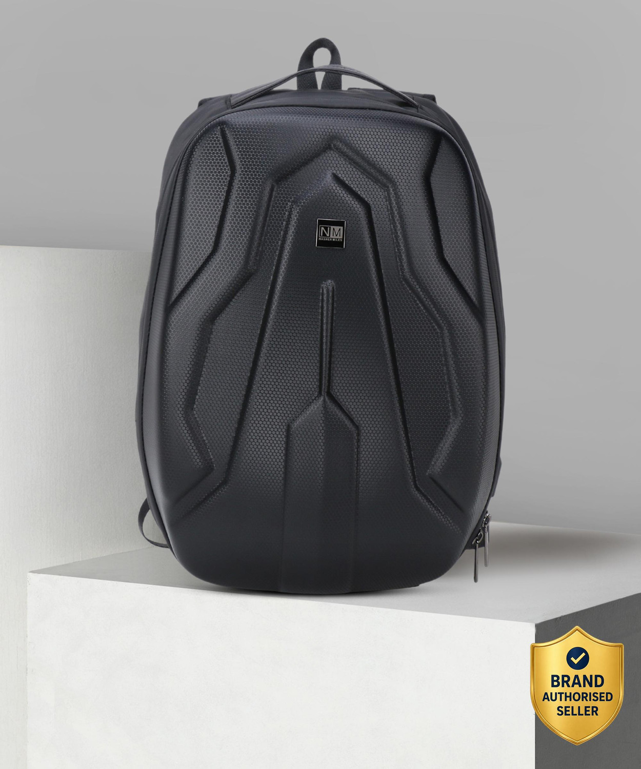 NASHER MILES 15 inch Viso Black Laptop Backpack - Image 1