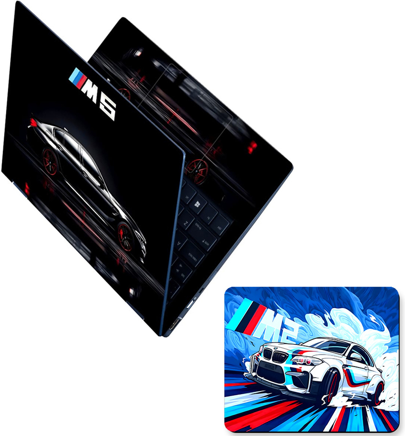 Flipkart SmartBuy Combo Laptop Skin and Mouse Pad - Image 1