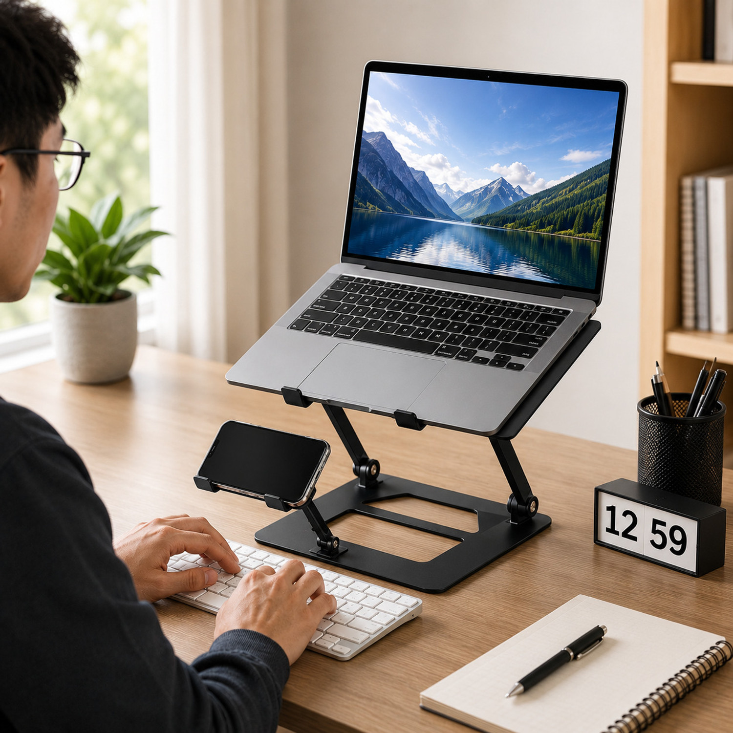 AAMS Laptop Stand for Desk Use - Image 5