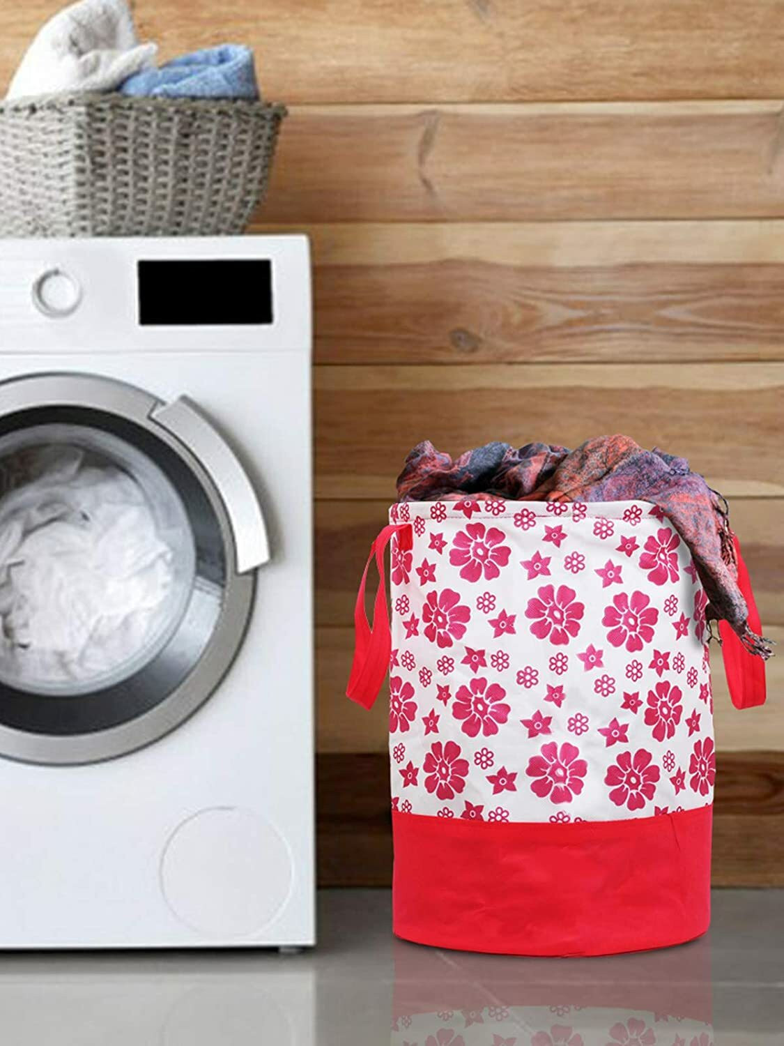 Image of QUAIL 45 L Pink Laundry Bag (Non-Woven)