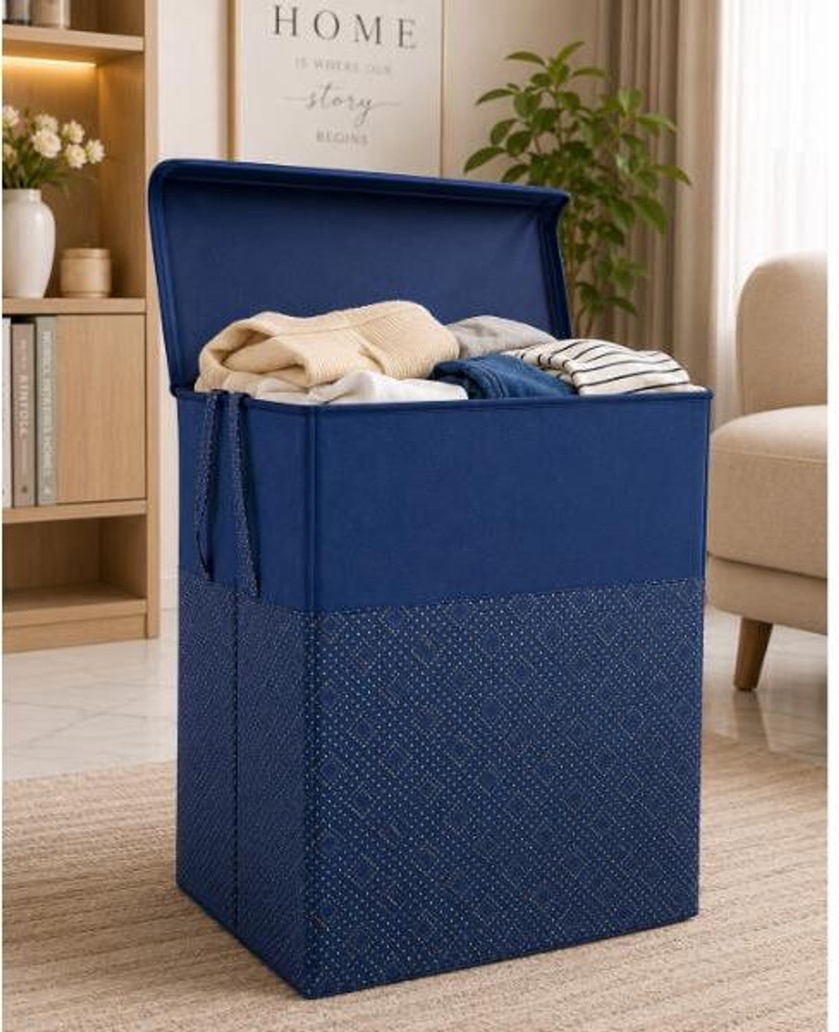 Image of QUAIL 45 L Pink Laundry Bag (Non-Woven)