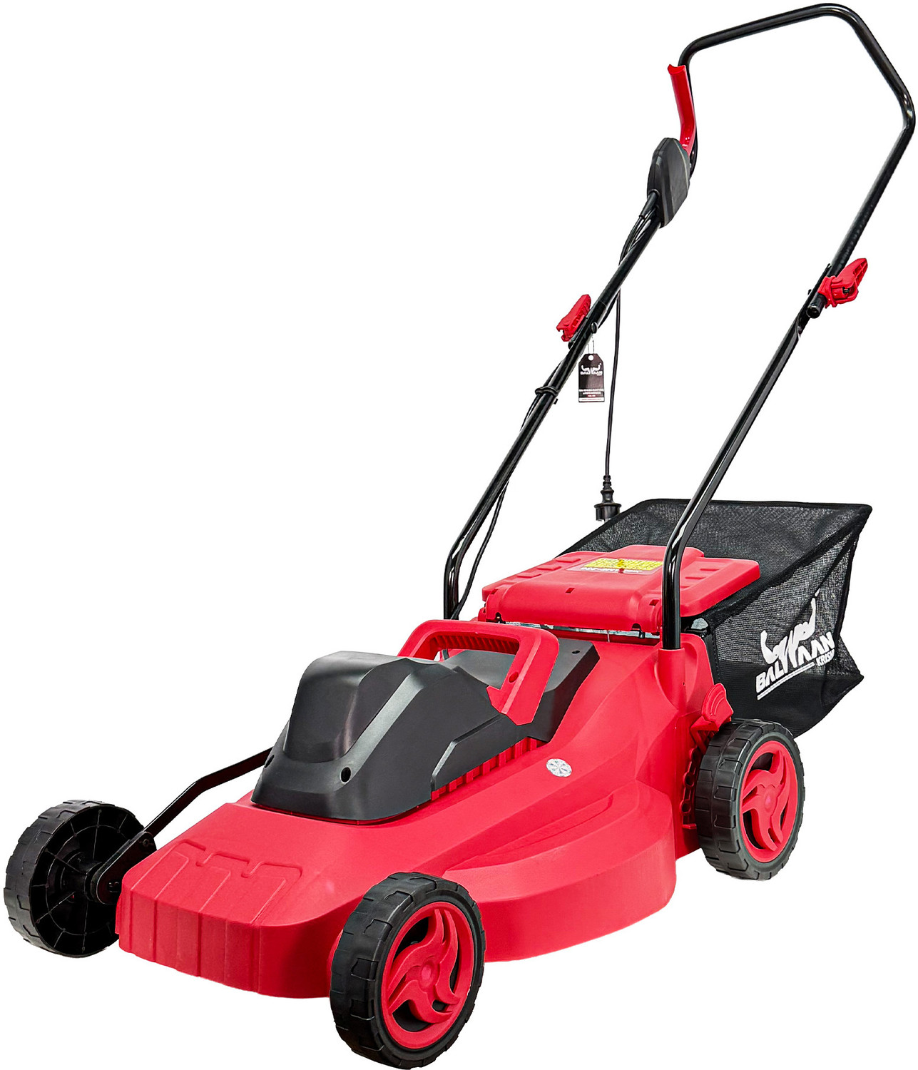 Image of VOLTZ VZ-LM1600 Electric Lawn Mower 13'' Blade Grass Cutting Machine 30L, 1600W Motor LM-1600 AC Adapter Self Propelled Lawn Mower (13 inch)