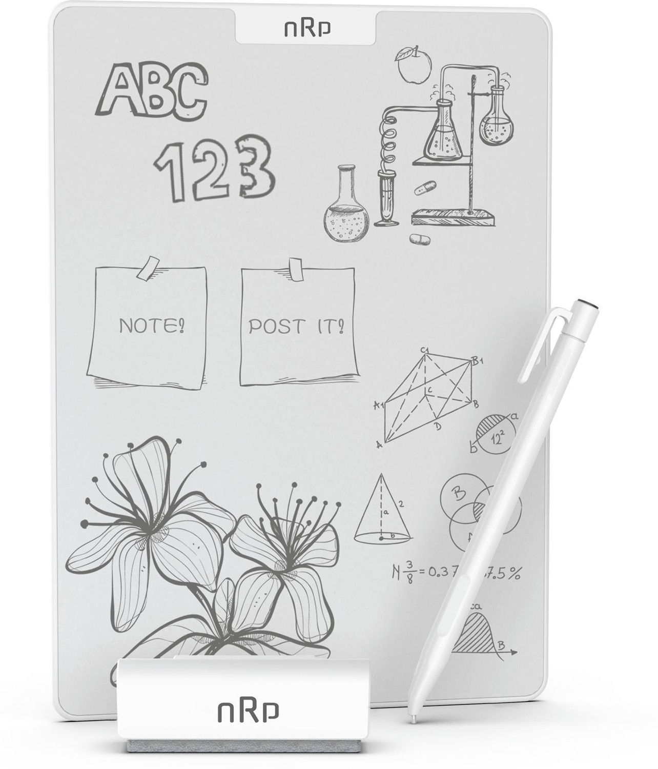 Image of Zee Plastic 16 Inch Large LCD Writing Pad Tablet Rechargeable for Kids (Multicolor)