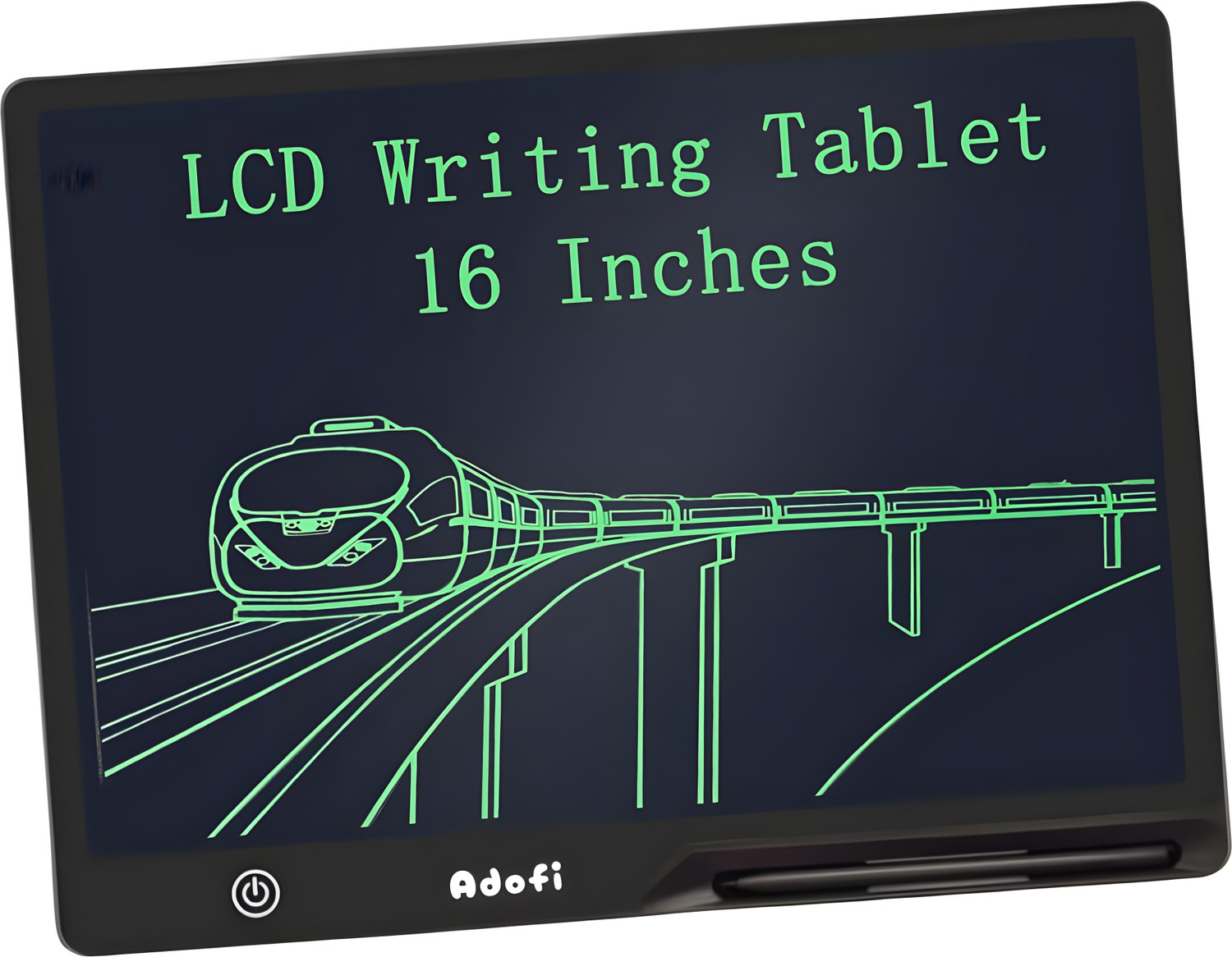 Image of Zee Plastic 16 Inch Large LCD Writing Pad Tablet Rechargeable for Kids (Multicolor)