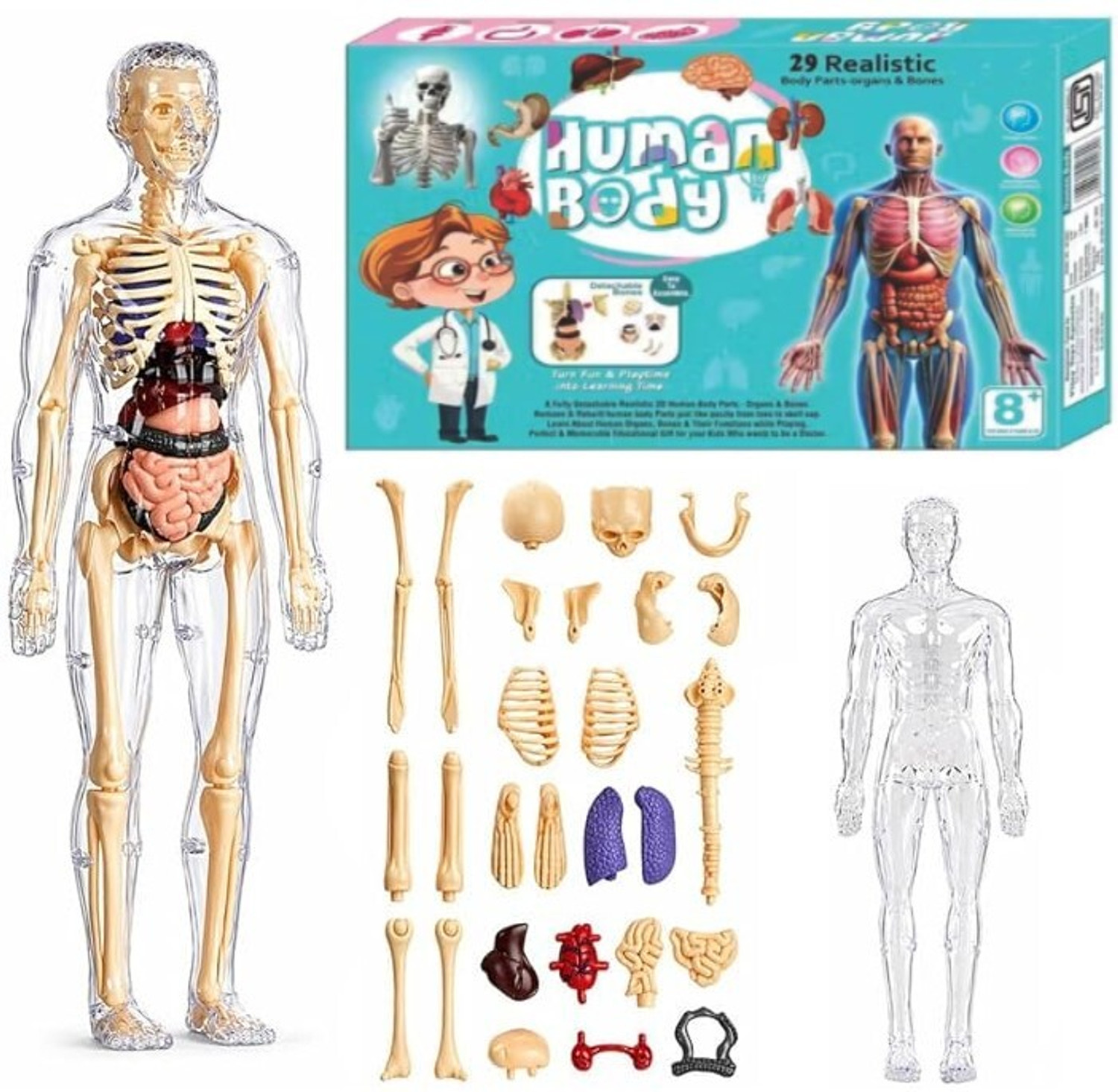 Image of Edison Lab Mini Science Experiment Kit for Boys & Girls Ages 6+ Years (White)