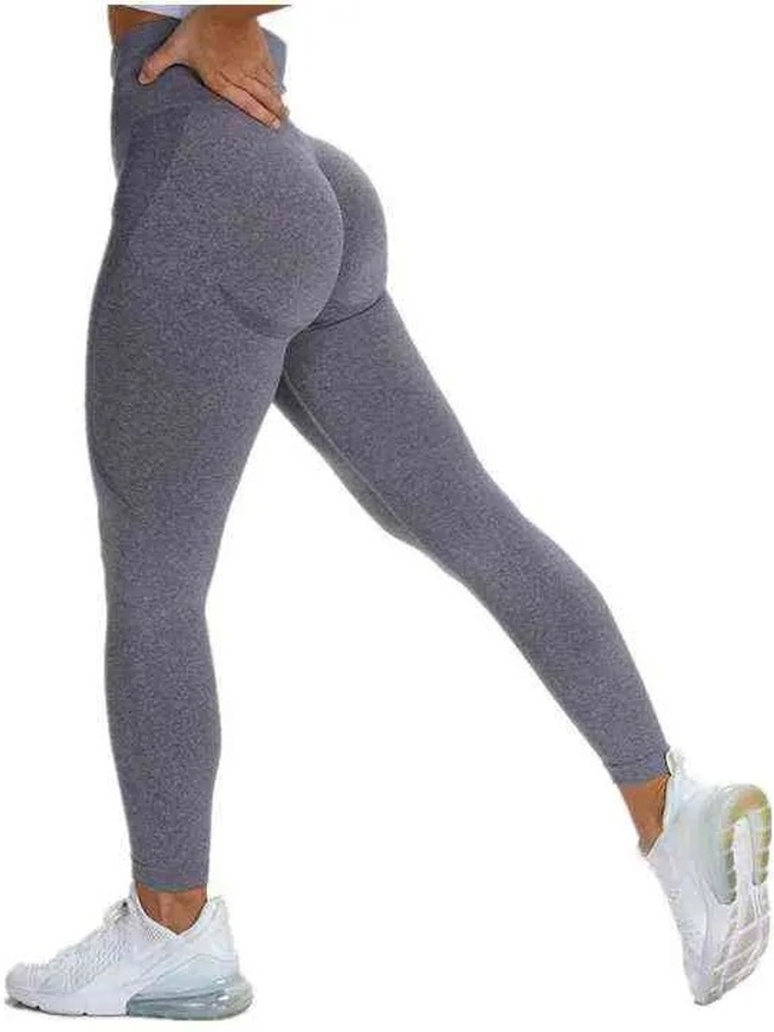 Image of FuaarK Self Design Women Grey Tights