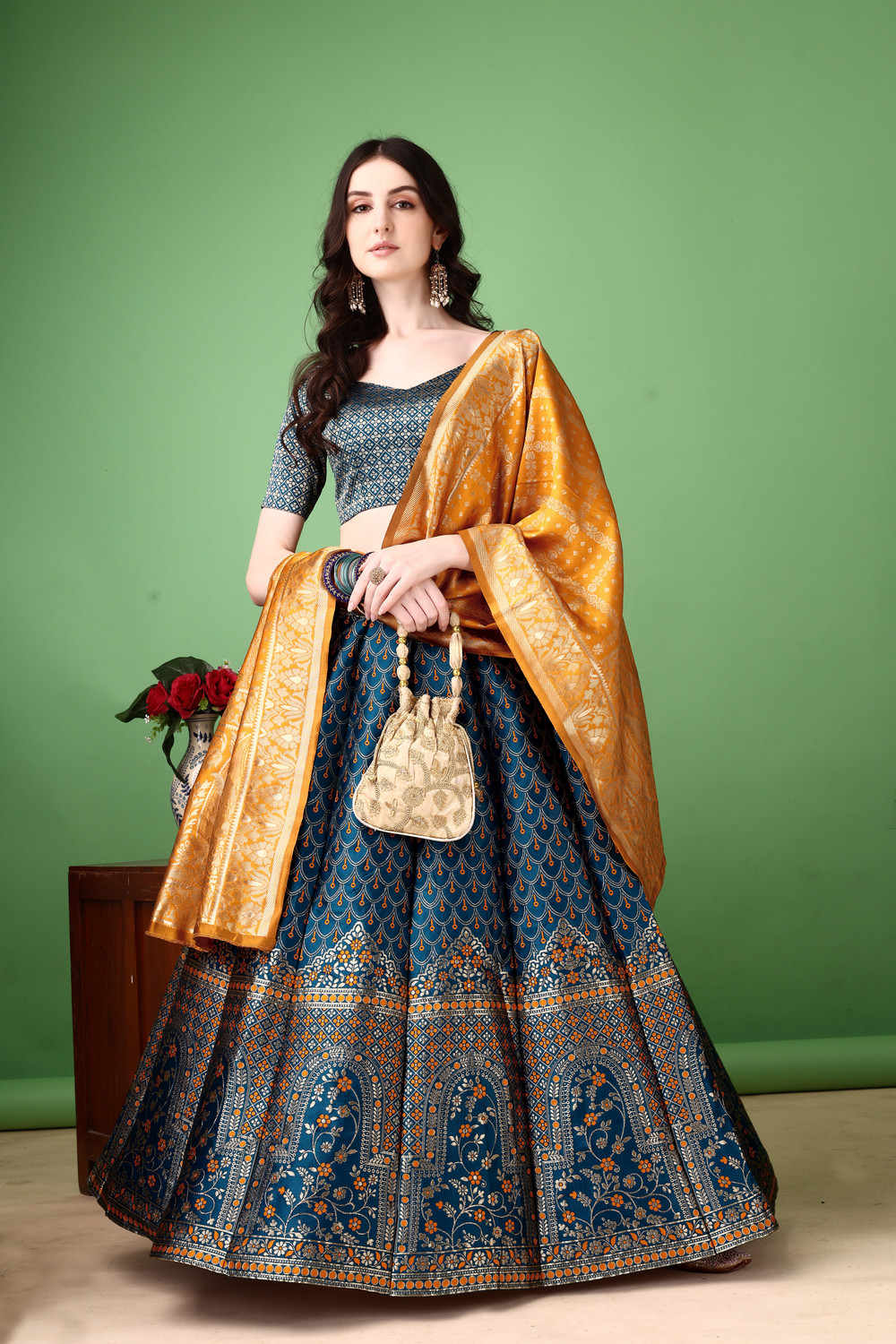 SHREE SANT SAREES Self Design Semi Stitched Lehenga Choli - Buy SHREE SANT SAREES Self Design Semi Stitched Lehenga Choli Online at Best Prices in India | Flipkart.com