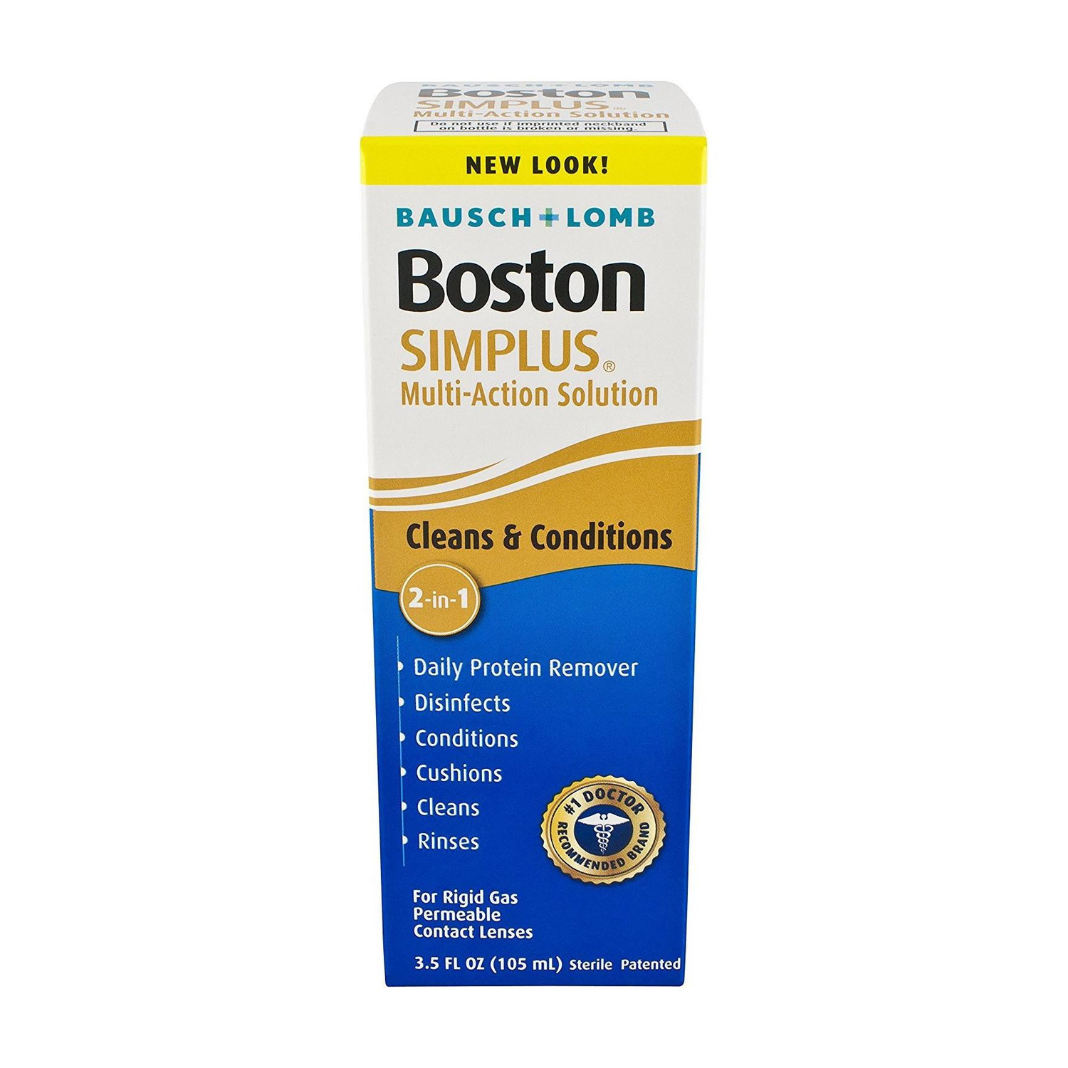 Image of BAUSCH & LOMB Boston-Simplus Multi-Action Solution For Rigid Permeable (105 ml)