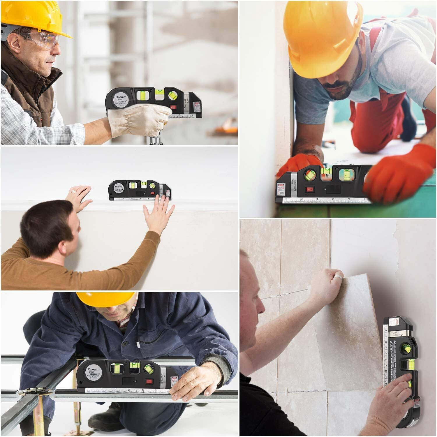 Image of MSNB INTERNATIONAL Laser Level Tool | Cross Line Laser for Accurate Home and Construction Projects Laser Level Tool | Standard Cross Line Laser Leveler | Accurate Measurements Non-magnetic Line Level (18.5 cm)