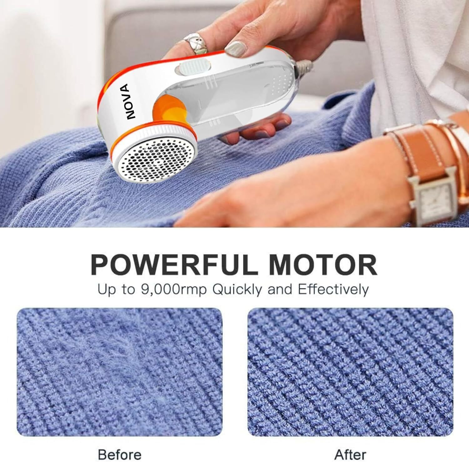 DEVKI ENTERPRISE Nova Lint Remover Fabric Shaver - Image 1